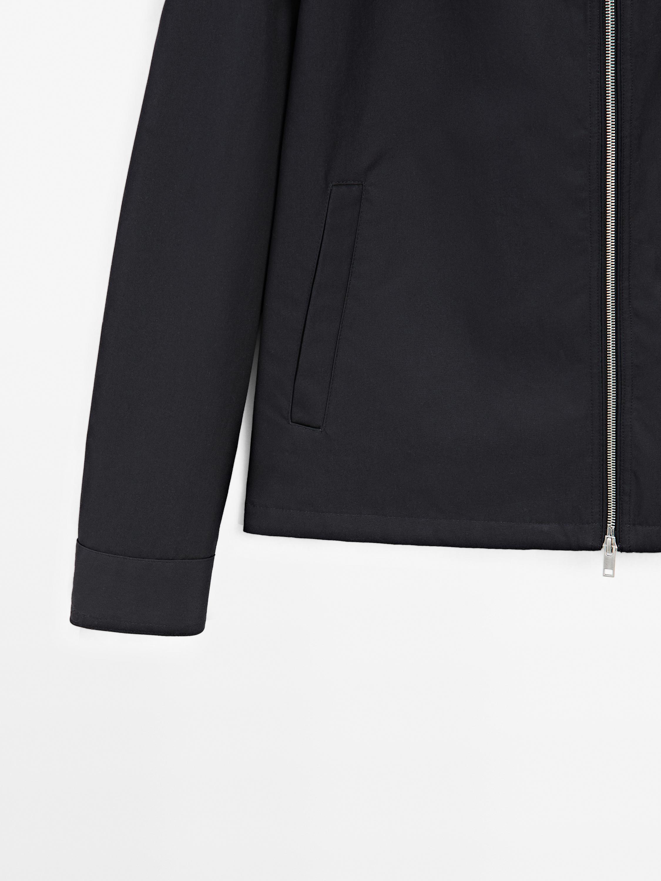 100% cotton zip-up jacket