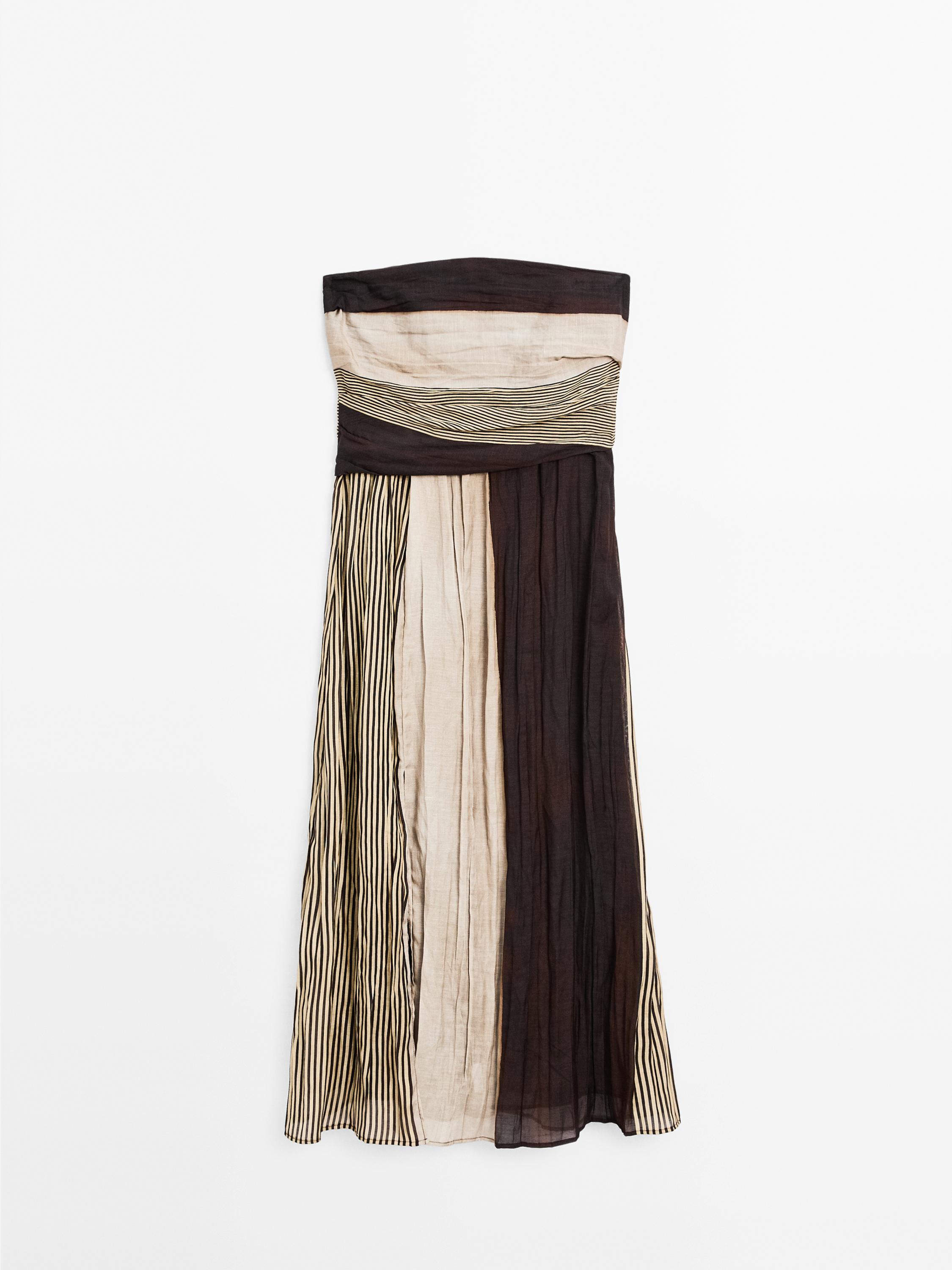 Vestit paraula d’honor detall frunziments
