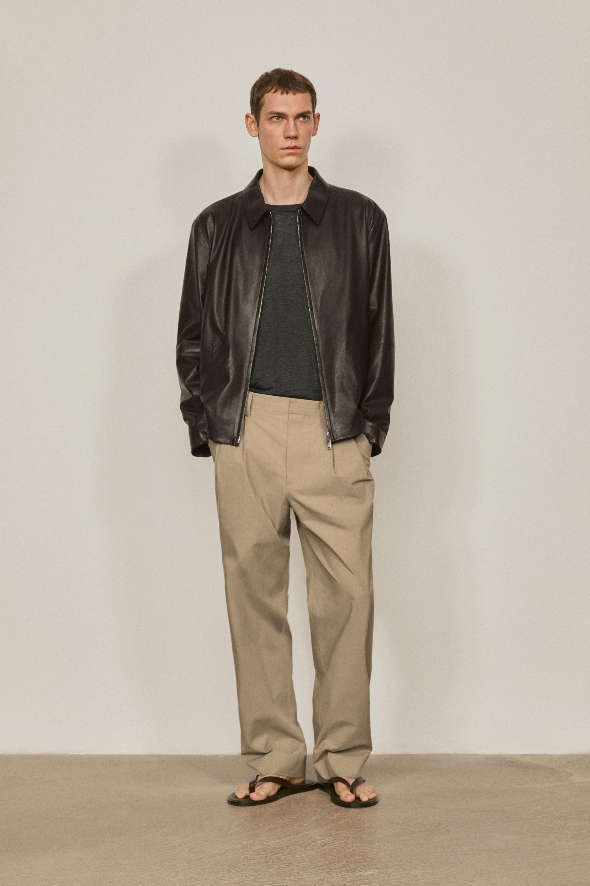 Soft nappa leather jacket - LIMITED EDITION — BROWN