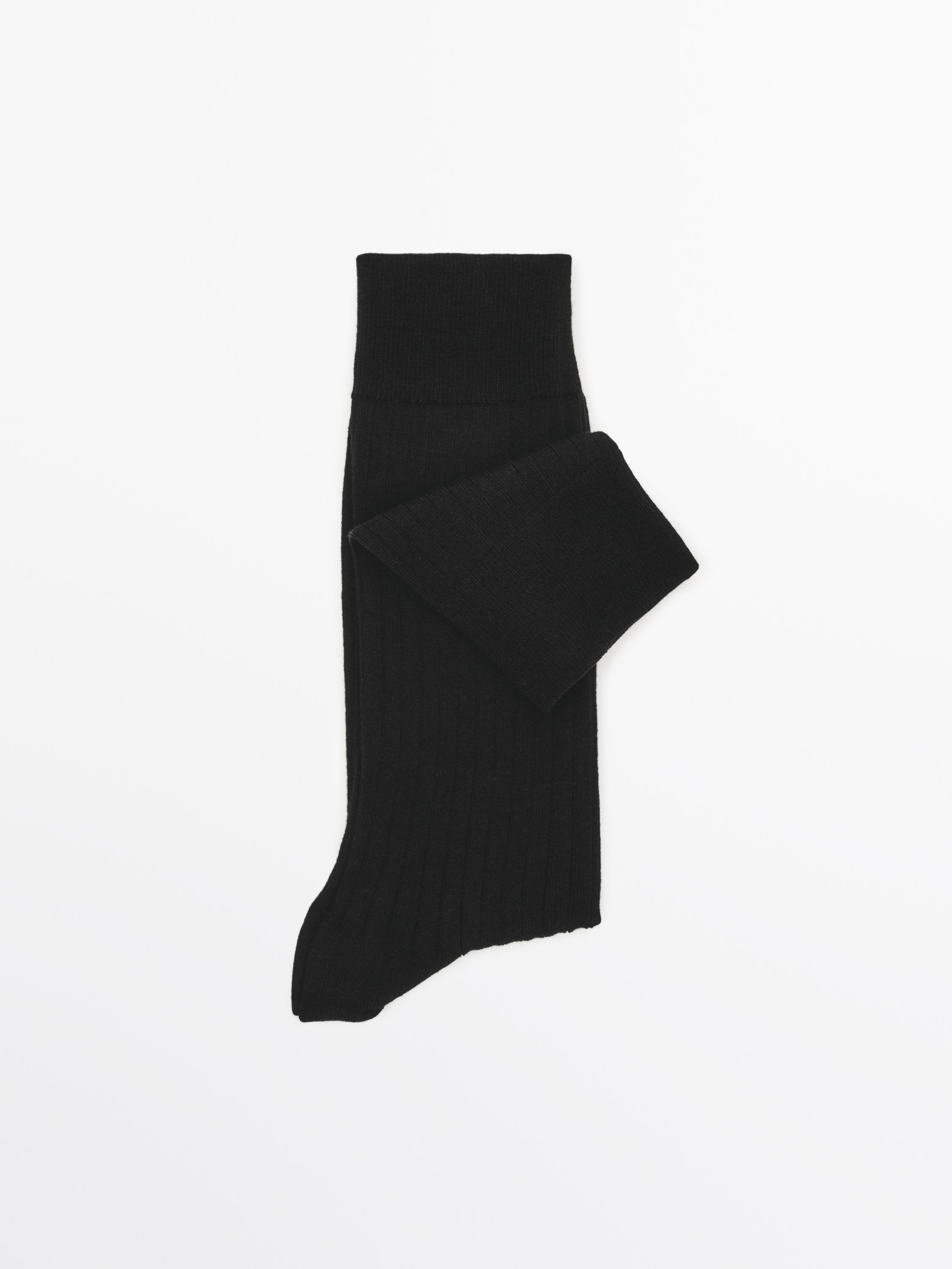 Pamuk karışımlı fitilli çorap