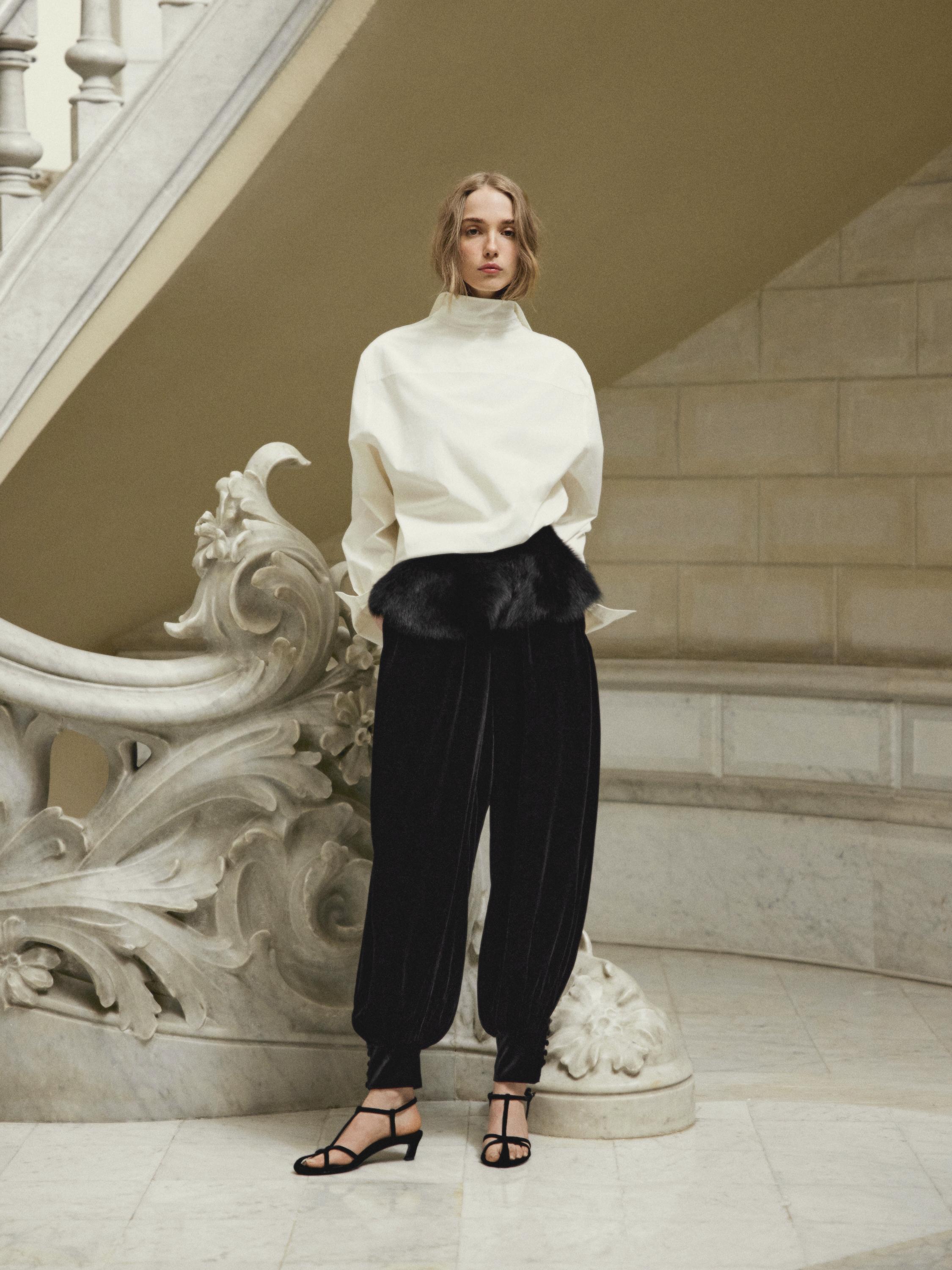 Oversize long sleeve shirt — Off white