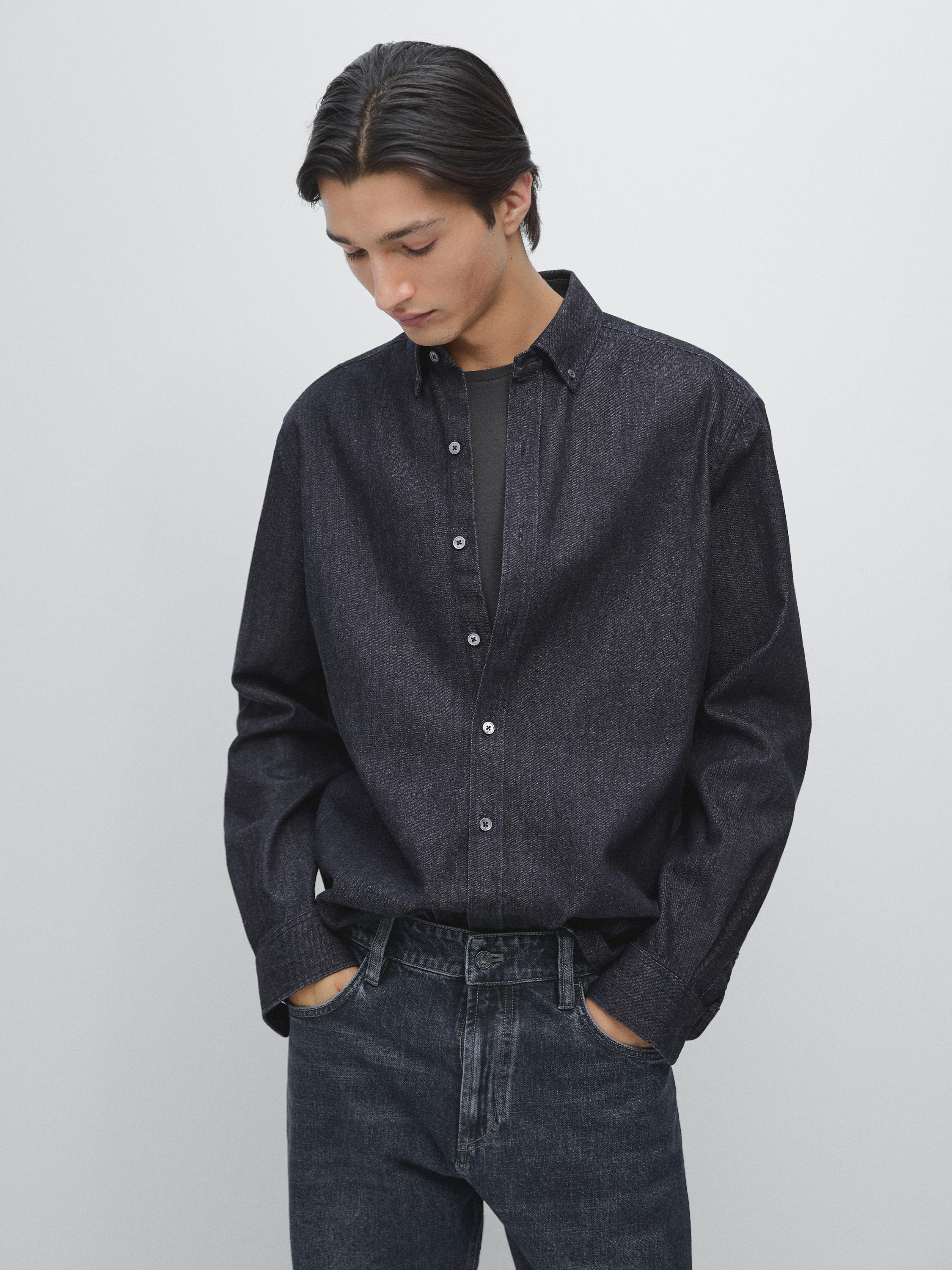 Chemise denim regular fit