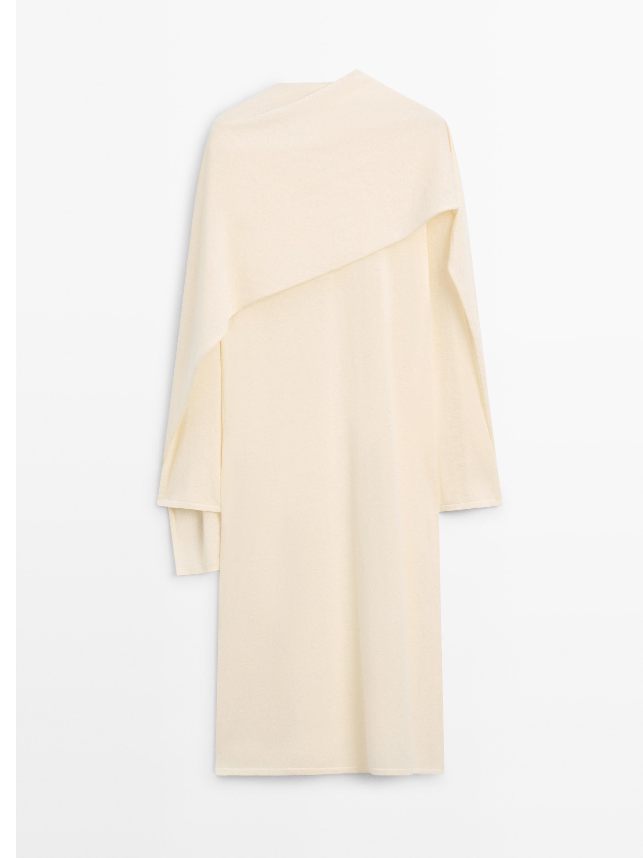 Total look flowing tunic dress — Vanilla