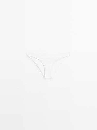 Textured bikini bottoms — Off white 2
