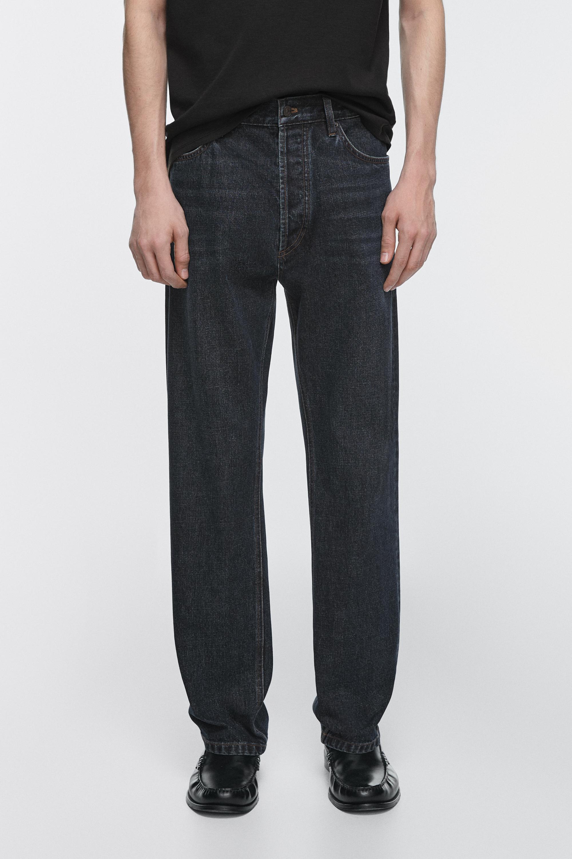 Straight-leg jeans