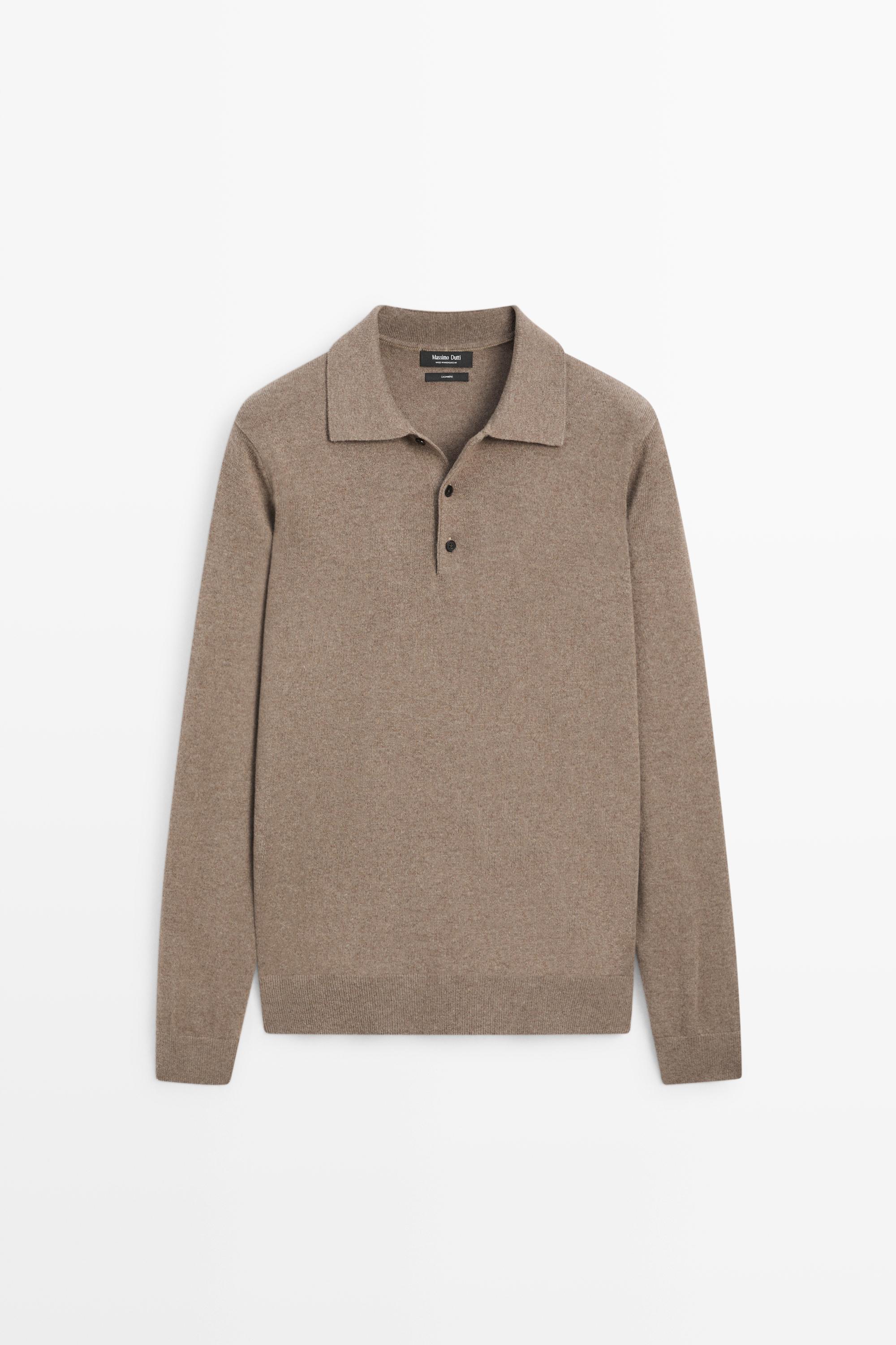 100% kasjmier tricot polotrui