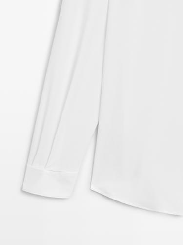Slim fit stretch shirt — WHITE 7