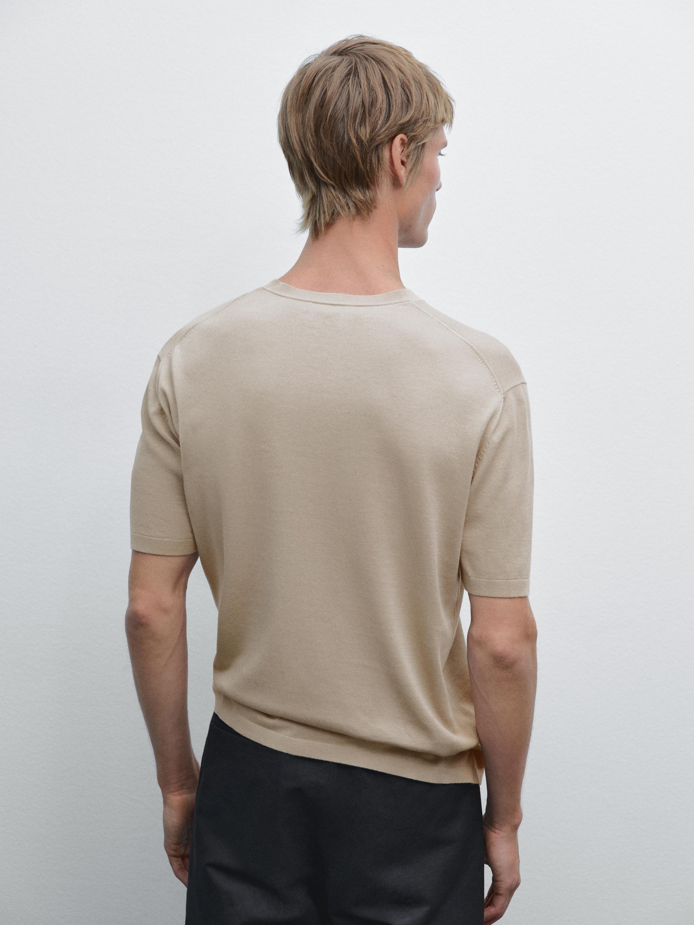 Camiseta punto 100% algodón