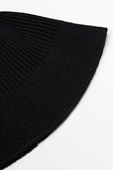 Wool blend bucket hat — BLACK 6