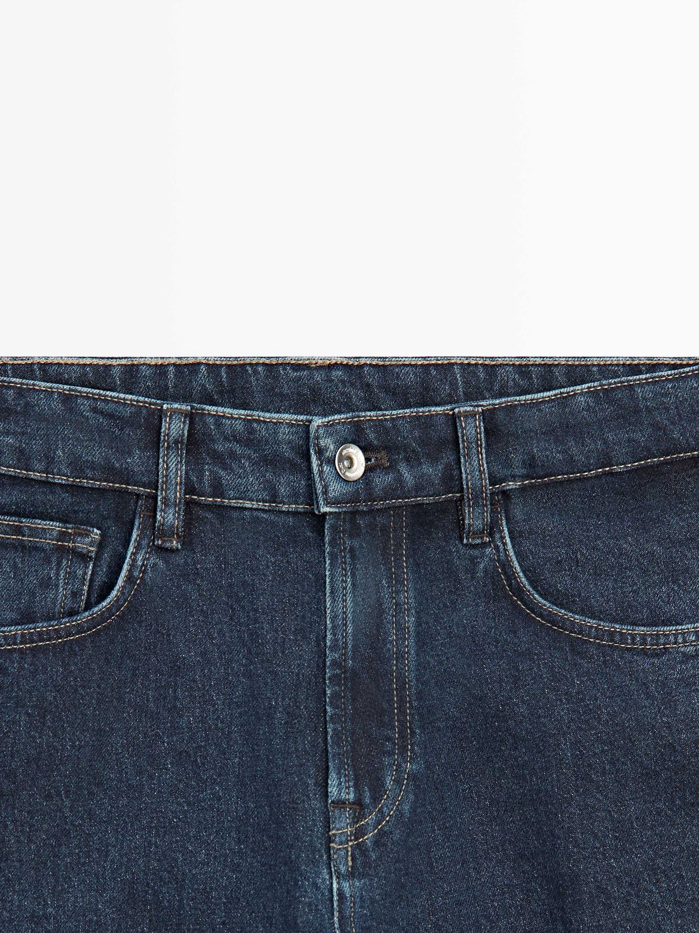 Tapered fit jeans — BLUE