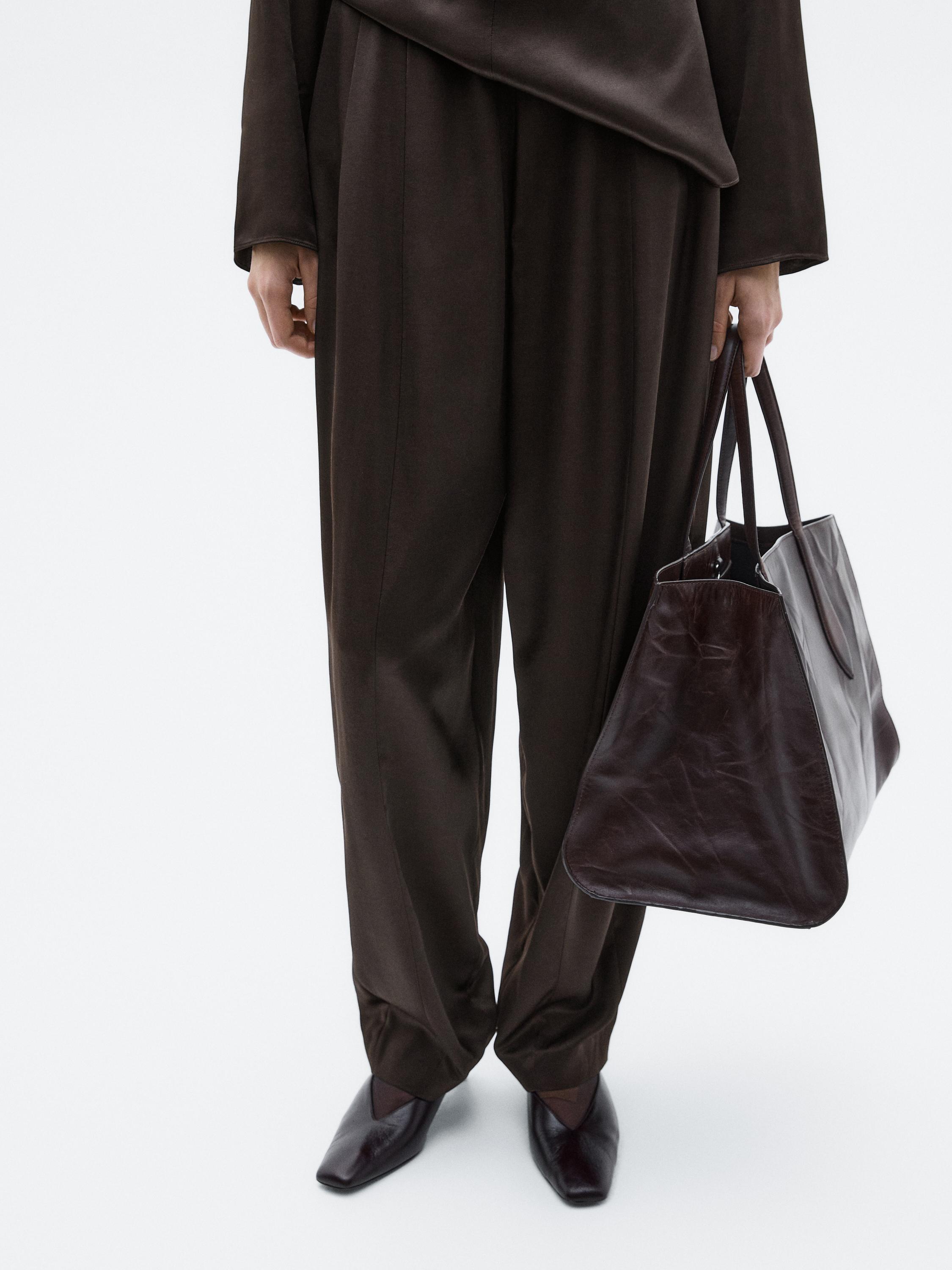 Satin balloon fit trousers - LIMITED