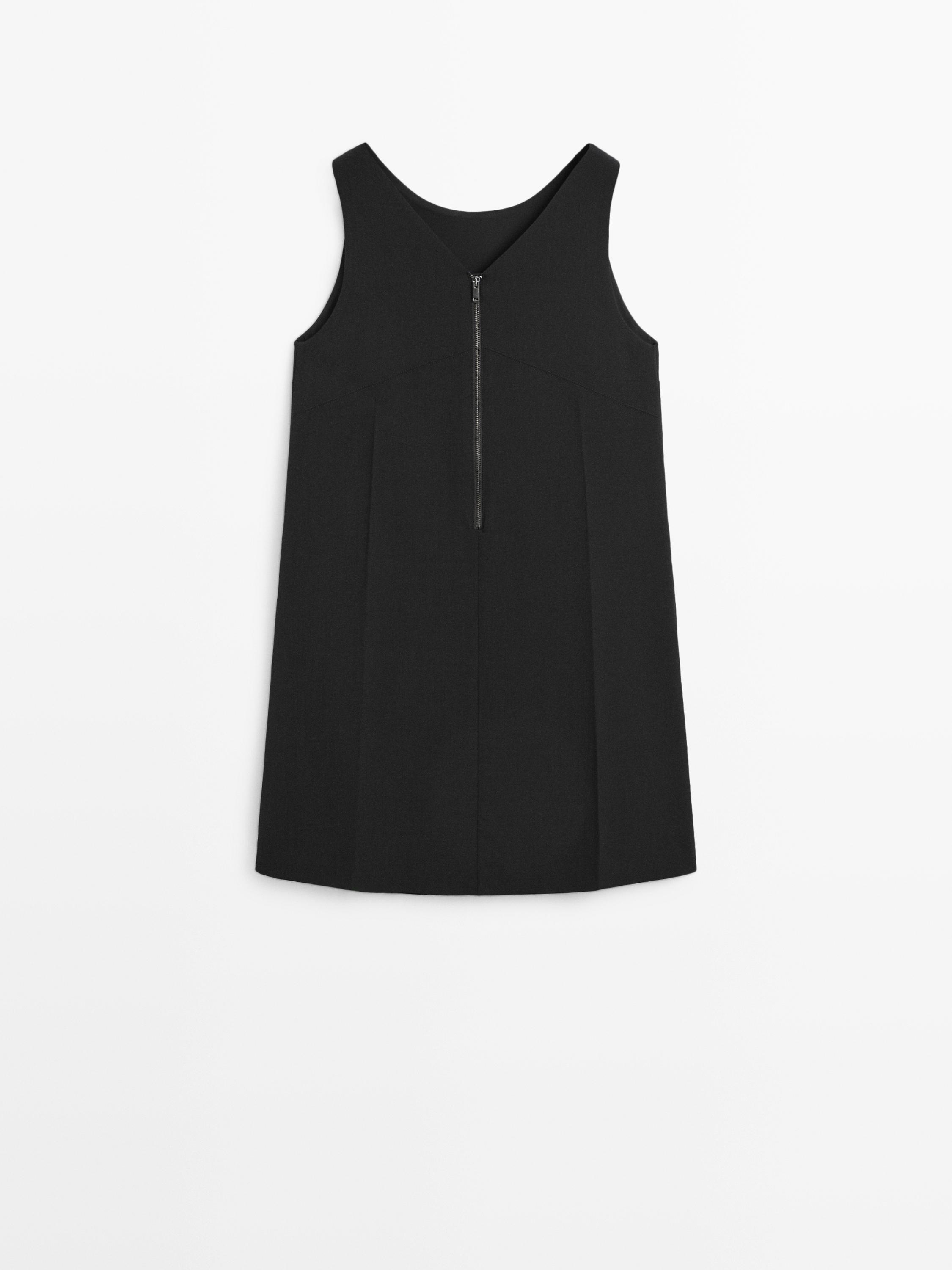 Мини рокля с примес на вълна