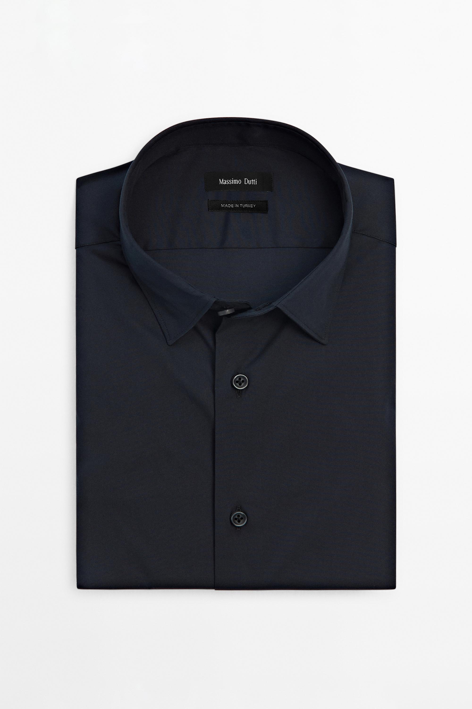 Slim fit stretch shirt
