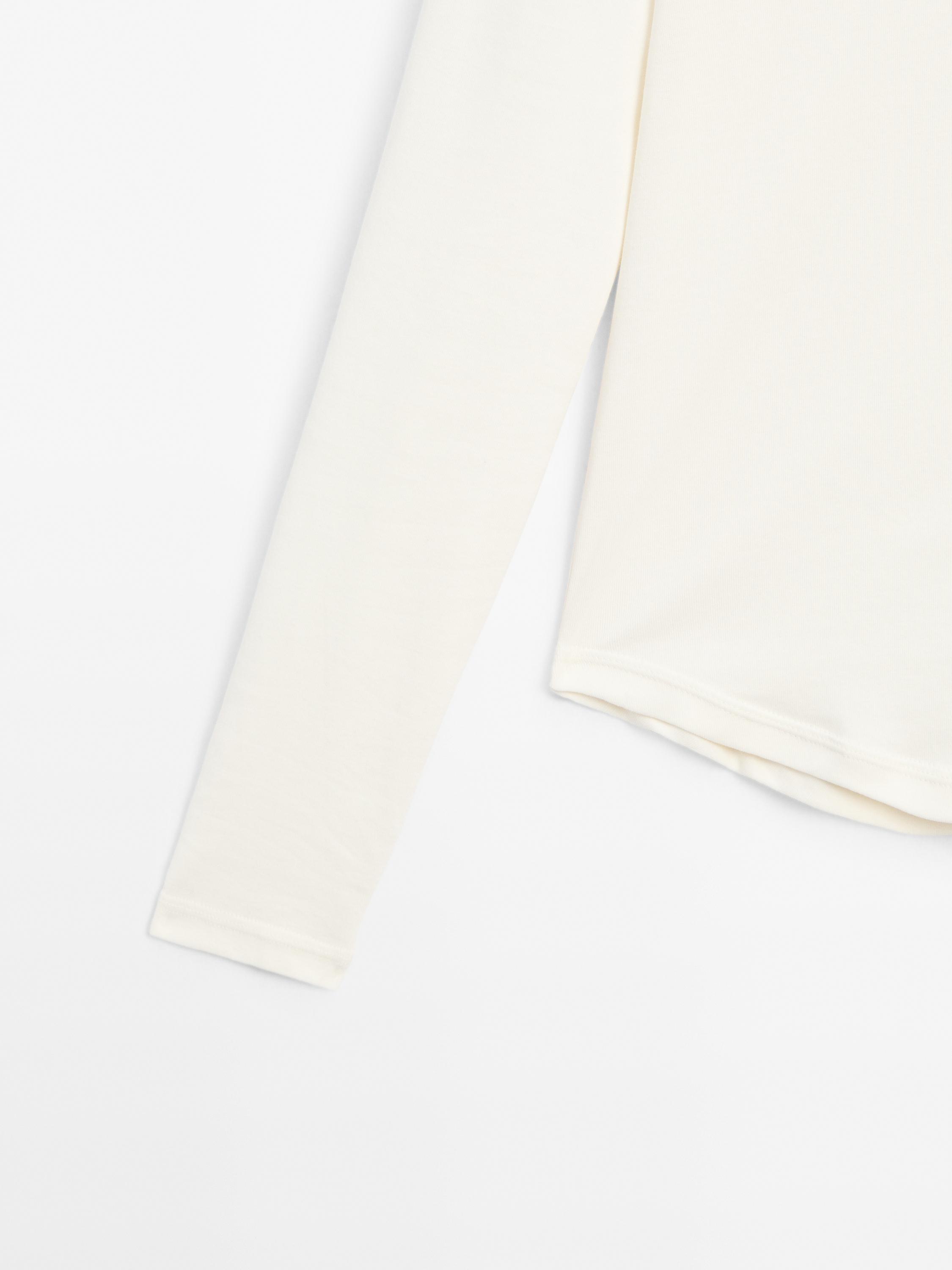 Long sleeve cotton T-shirt