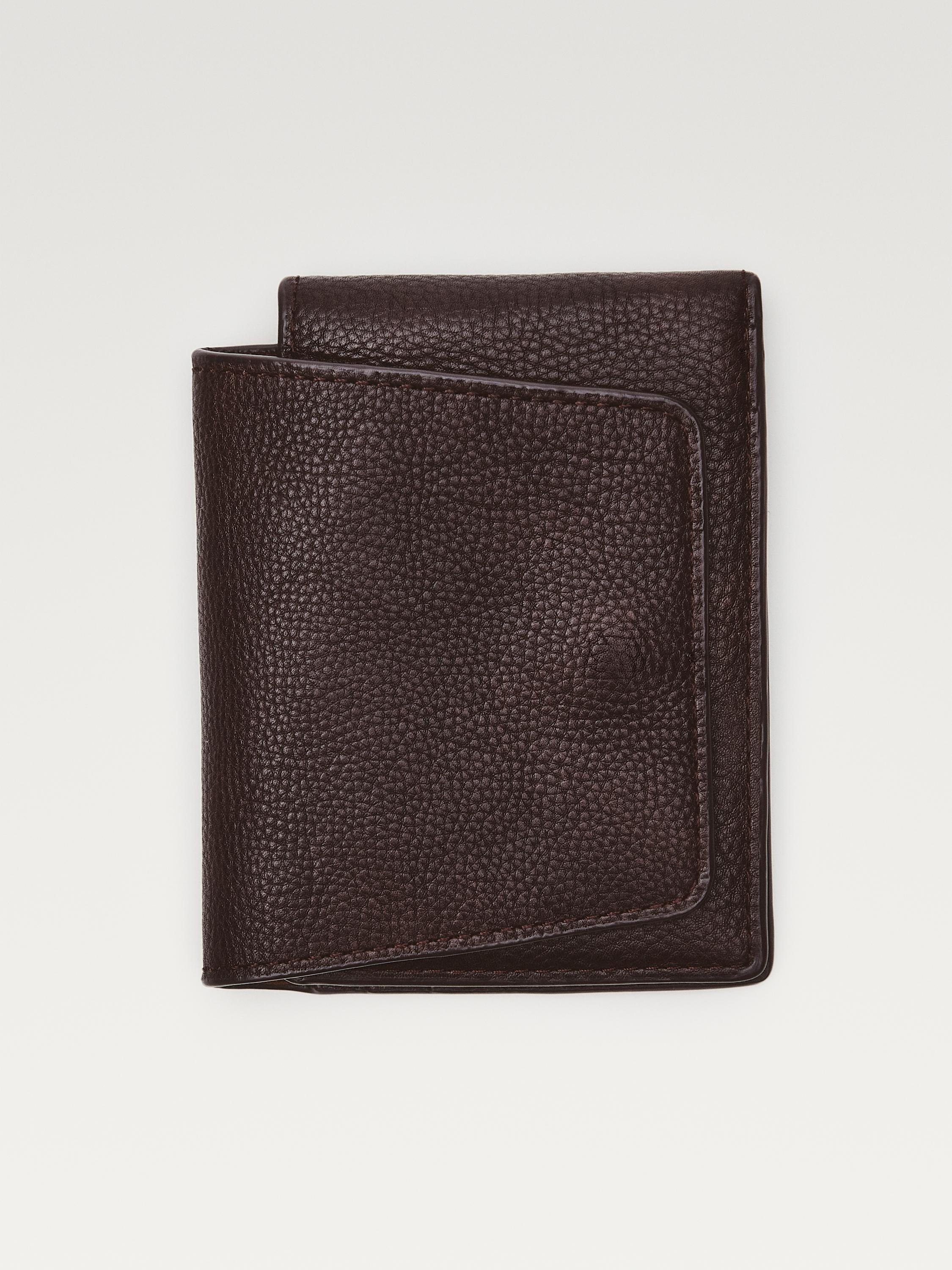 Nappa leather wallet — BROWN