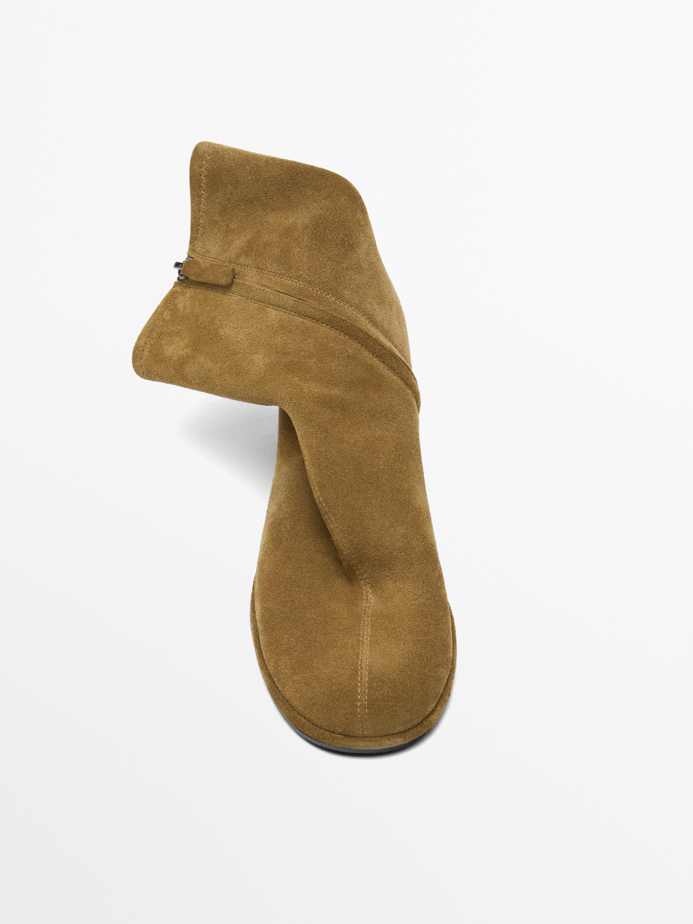 High-heel ankle boots