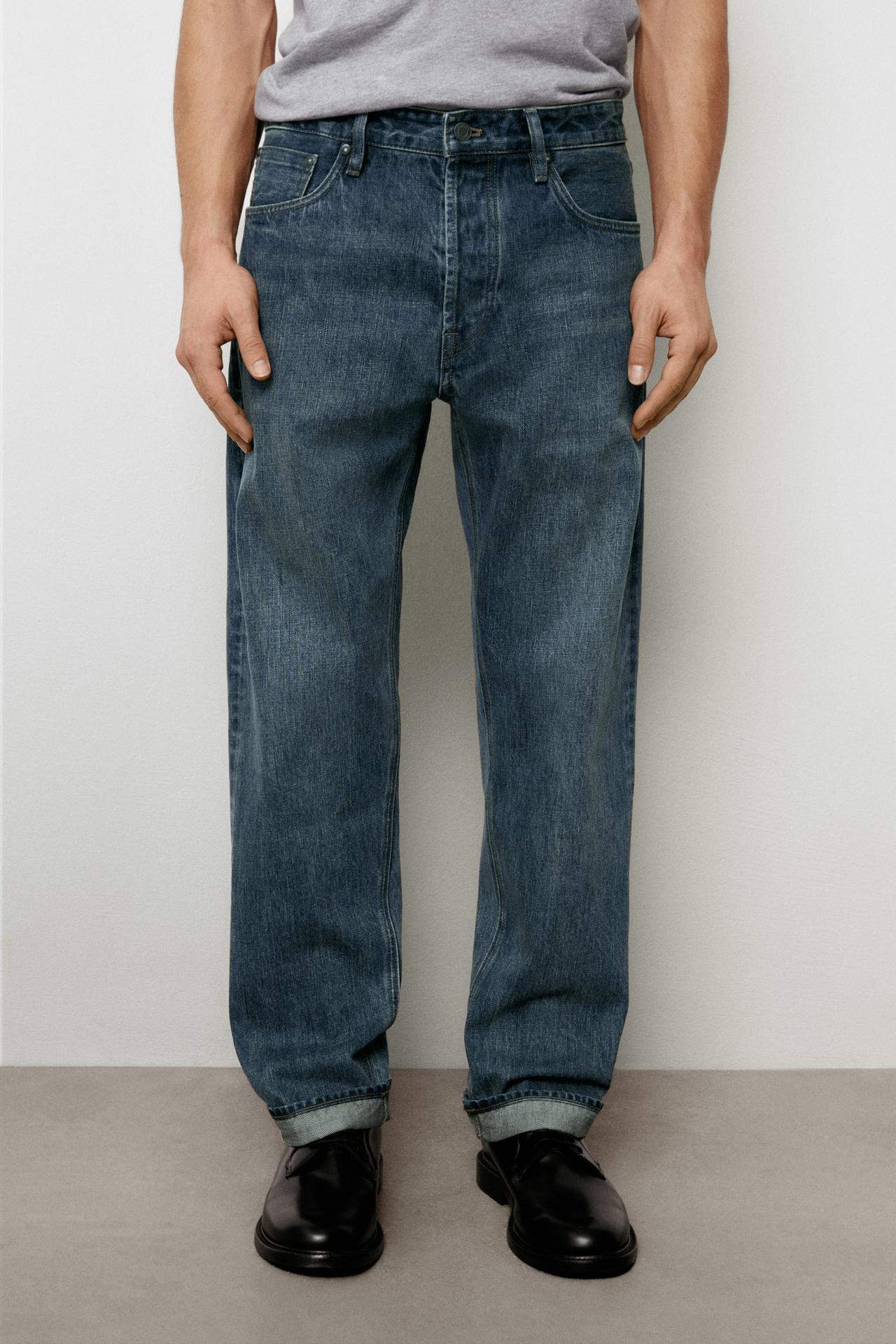 Selvedge fit jeans — MEDIUM BLUE
