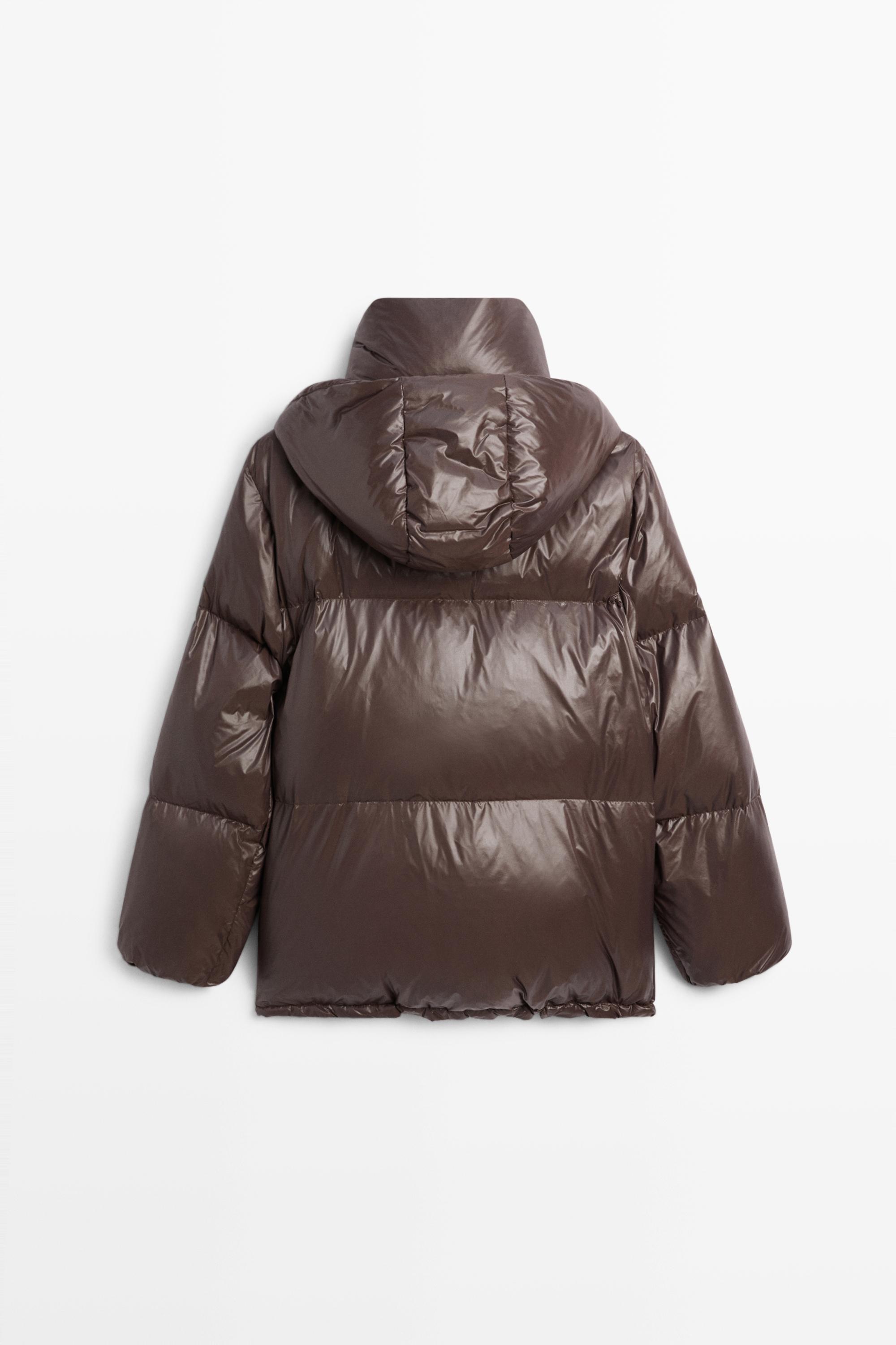 Stand-up collar down jacket