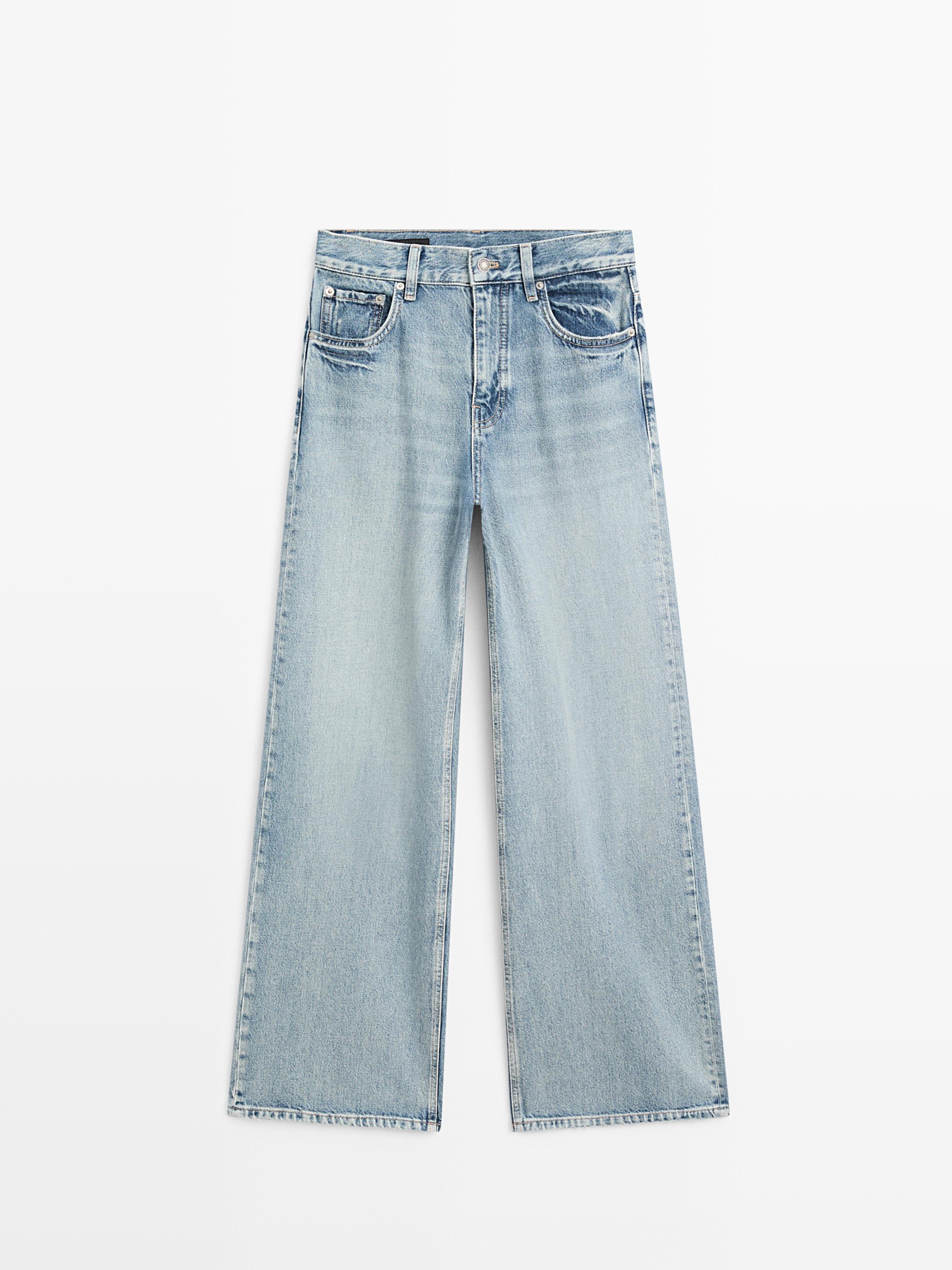 Wide-leg jeans — Light Blue