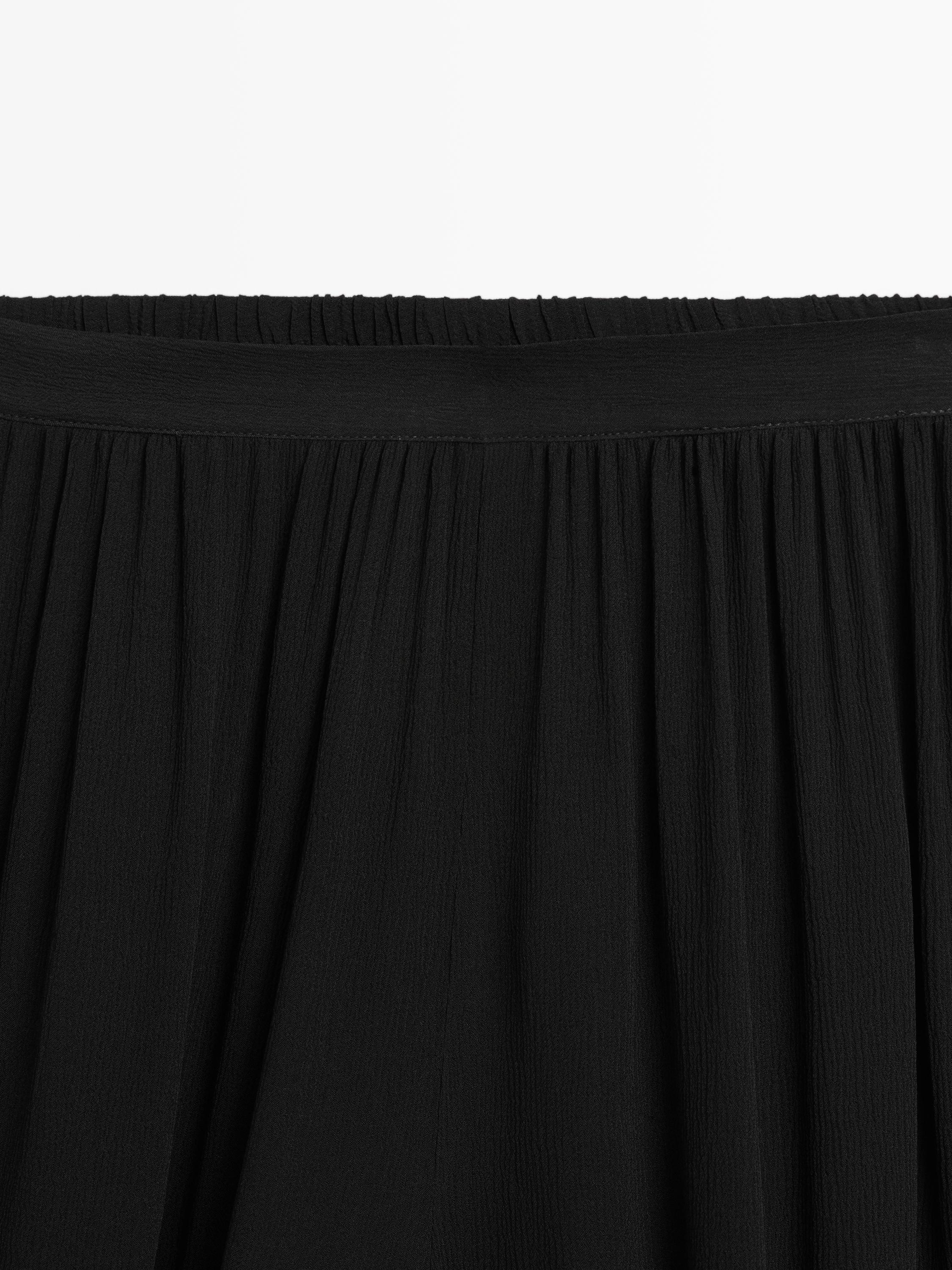 بنطلون شروال بقماش فضفاض - LIMITED