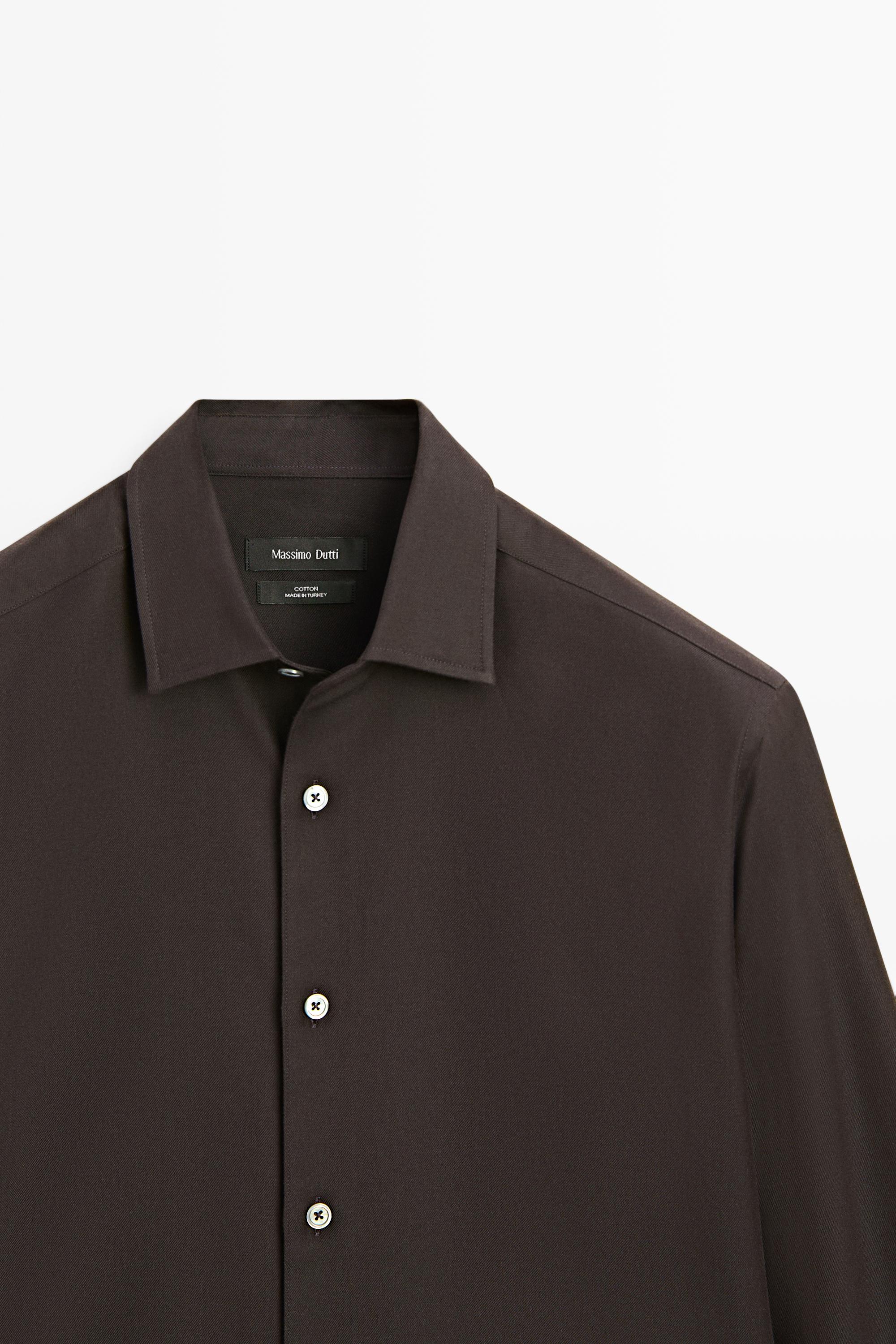 100% Cotton Twill Regular Fit Shirt