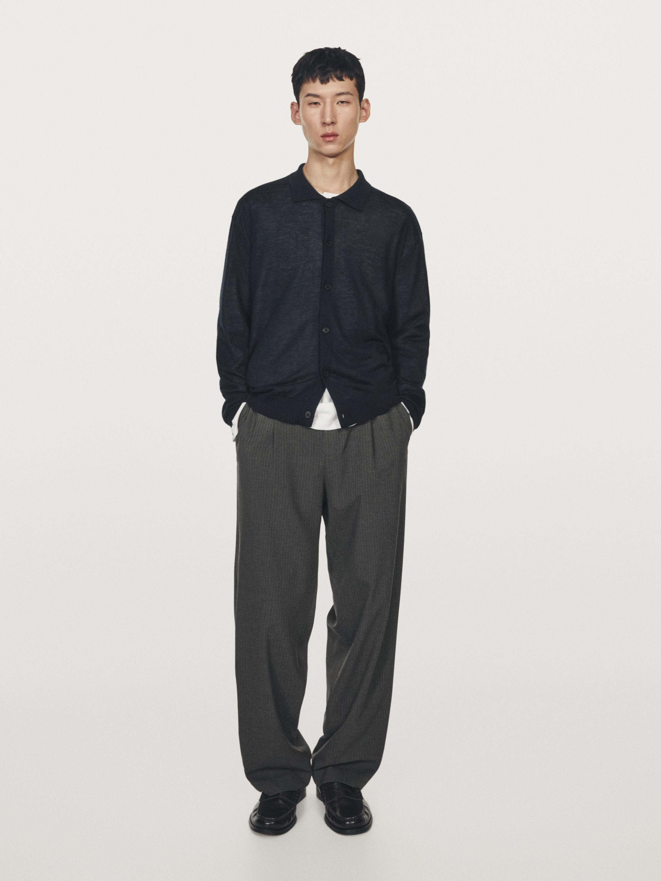 100% cashmere knit cardigan
