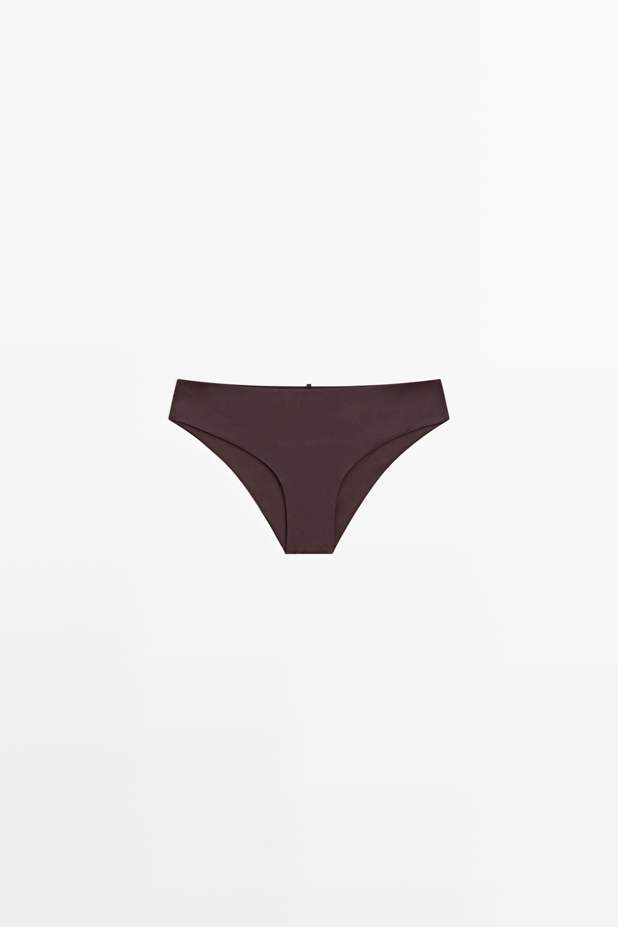 Bikini bottoms with gathered detail