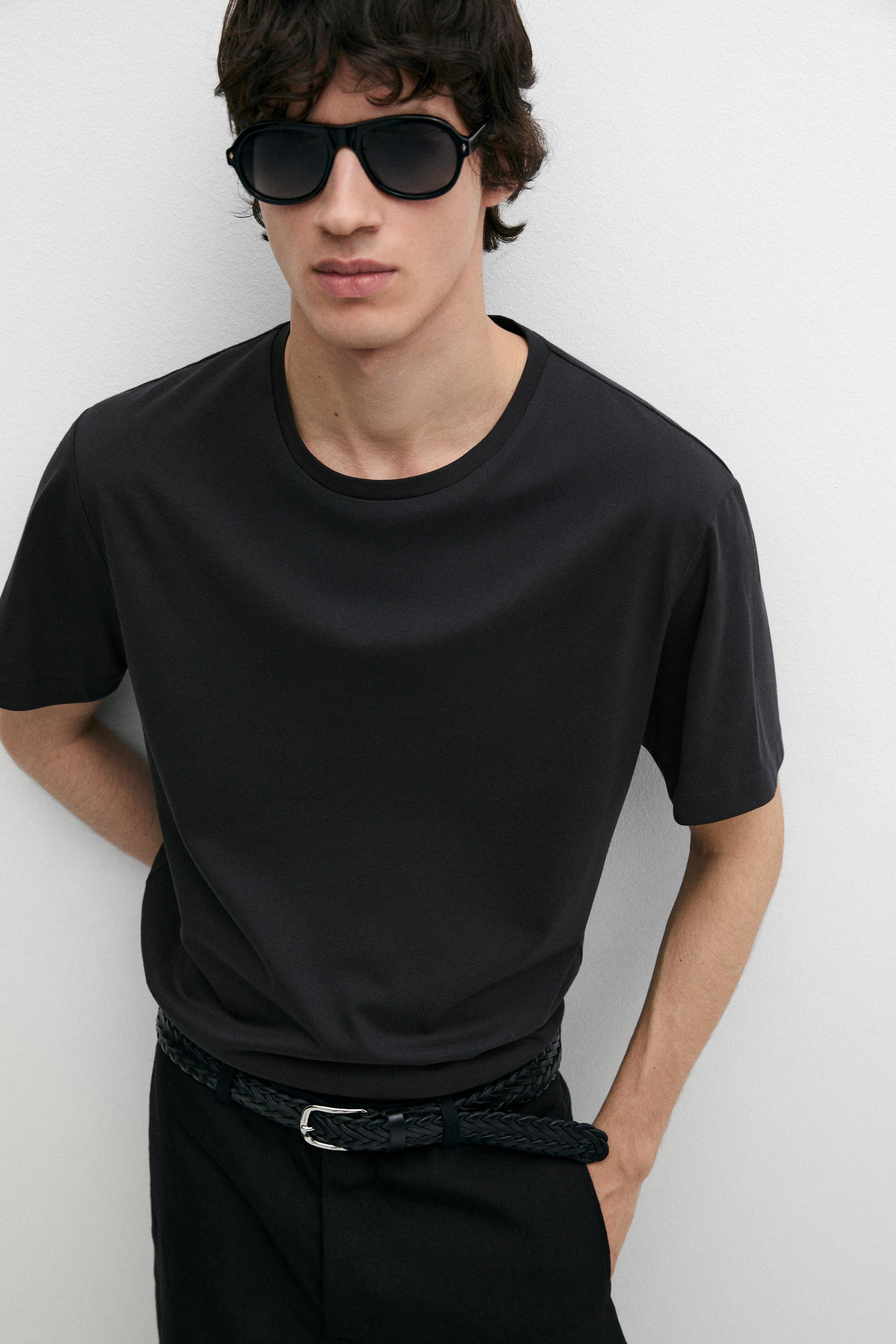 100% cotton short-sleeve T-shirt — LEAD