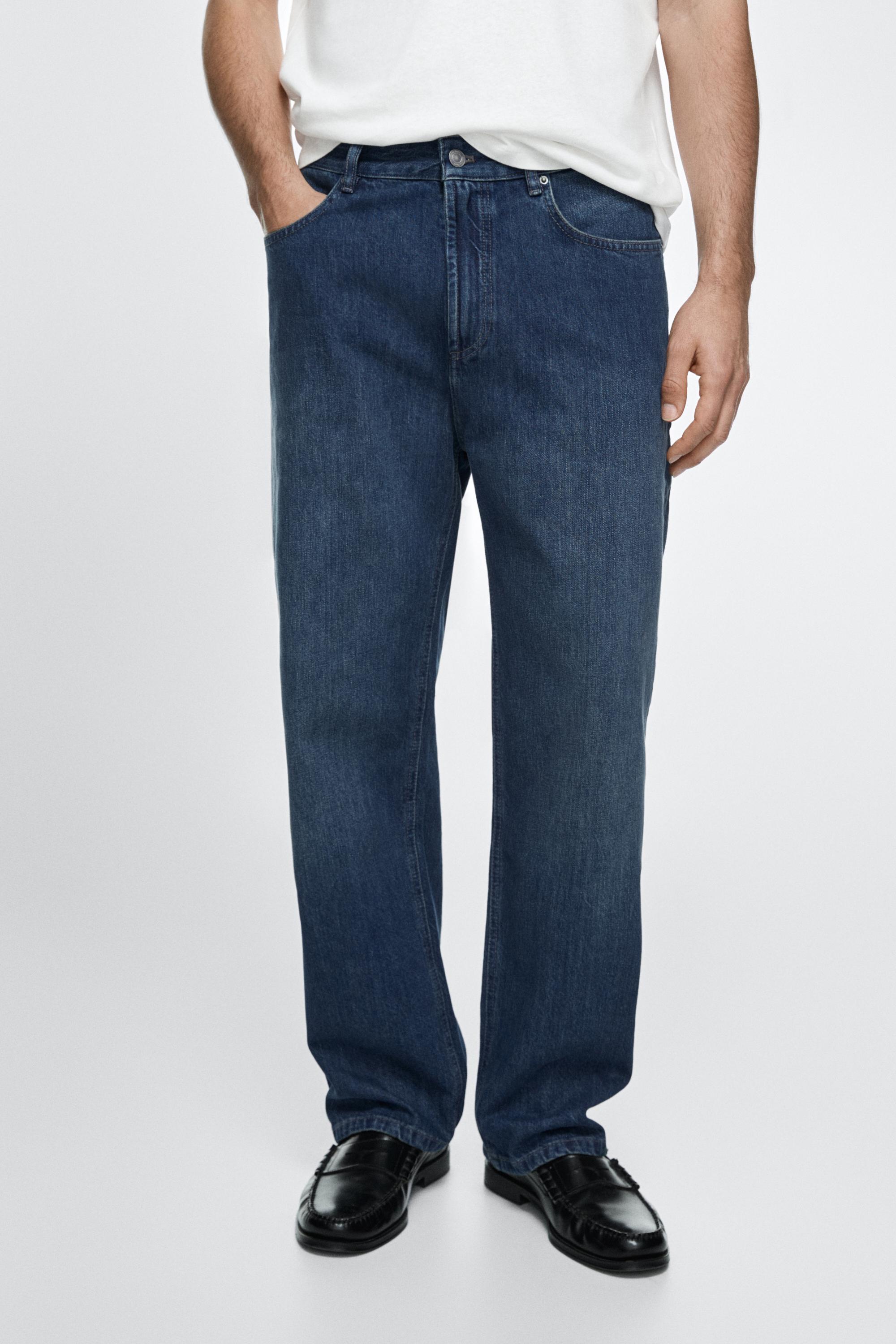 Wide-leg jeans — DARK BLUE