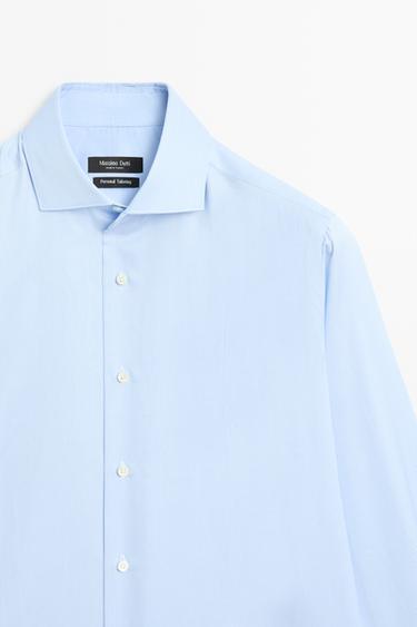 100% cotton striped shirt — SKY BLUE 4