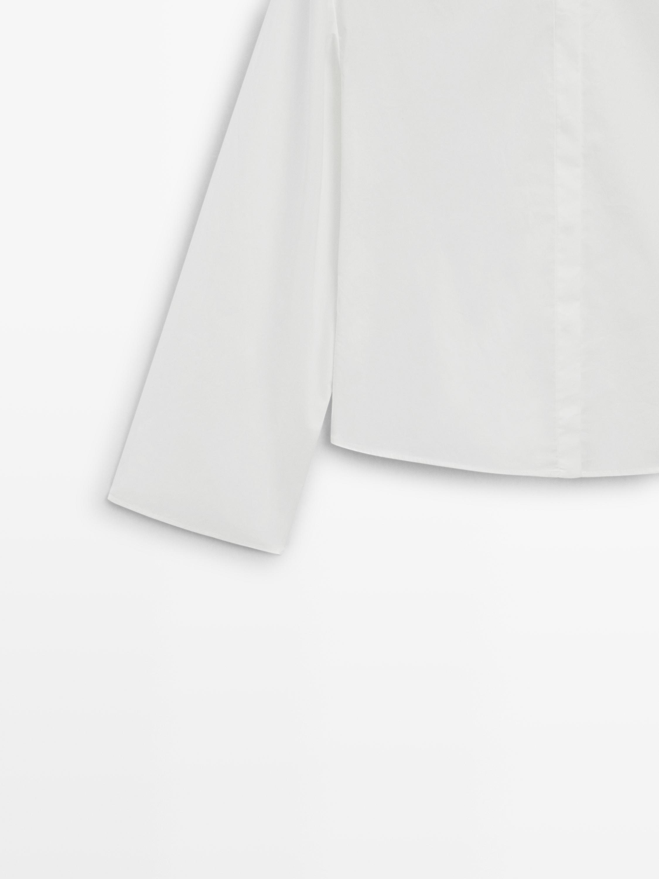Camisa cuello barco 100% algodón