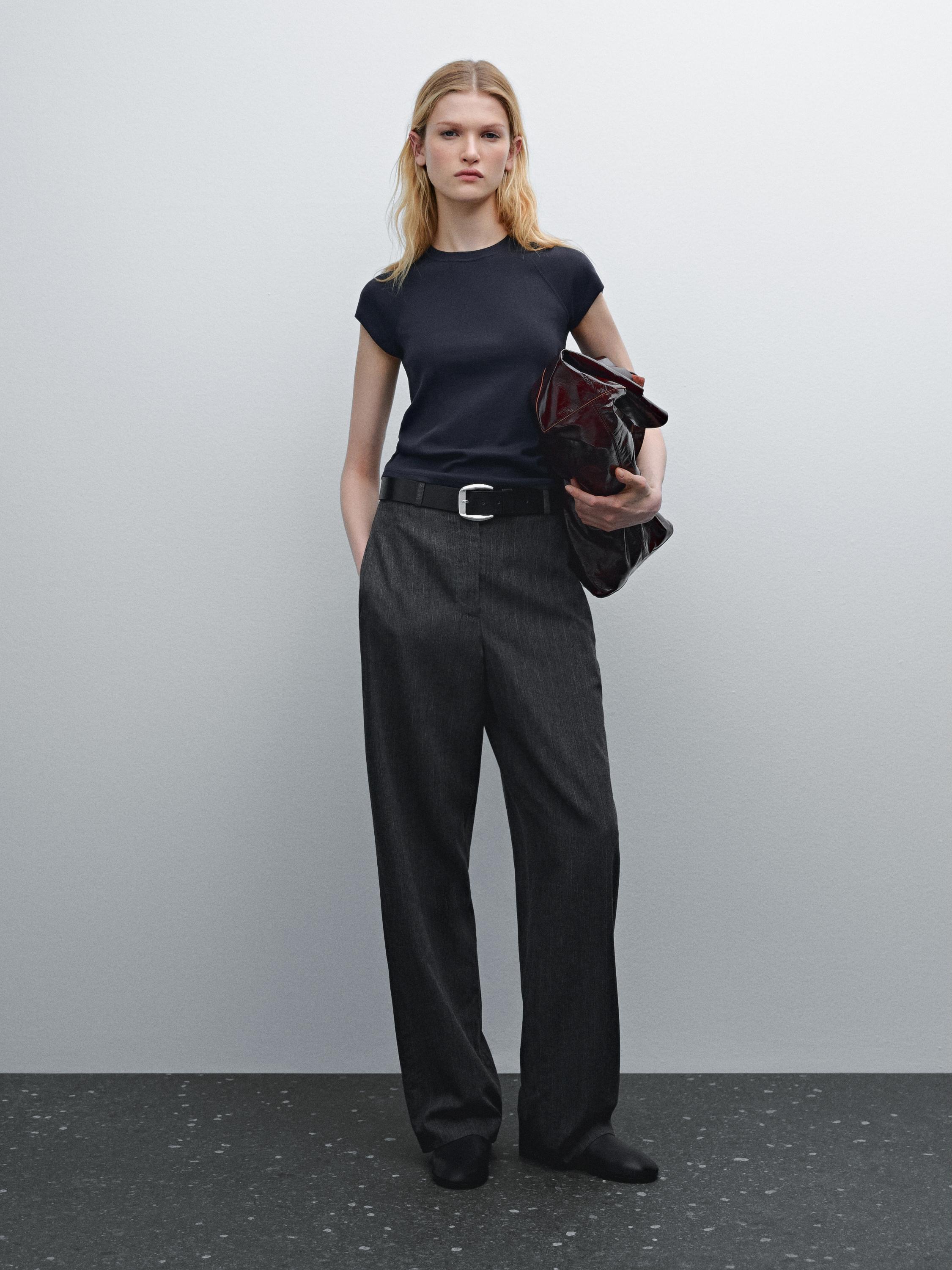 Camiseta manga ranglán algodón