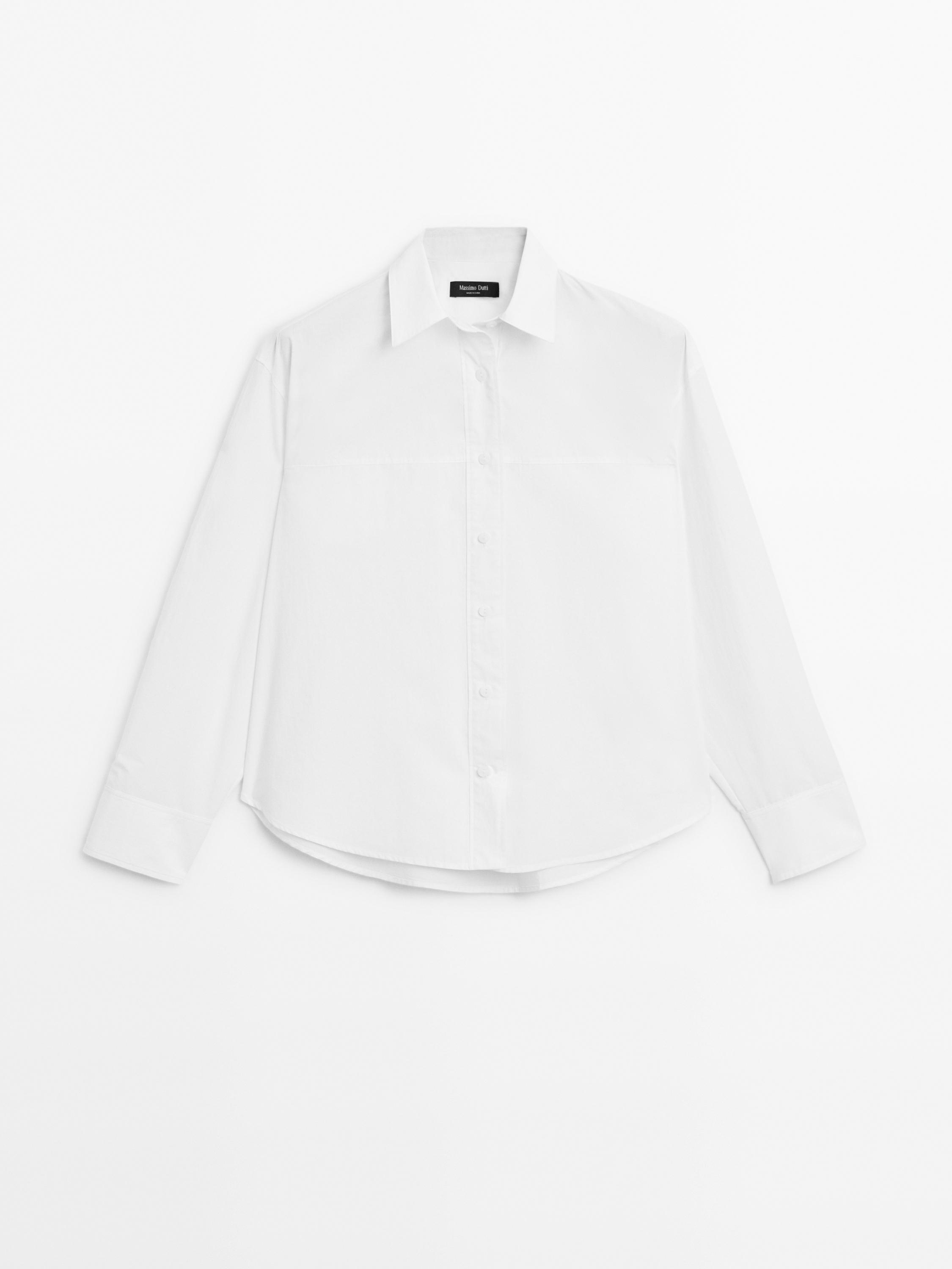 100% cotton shirt with seam detail