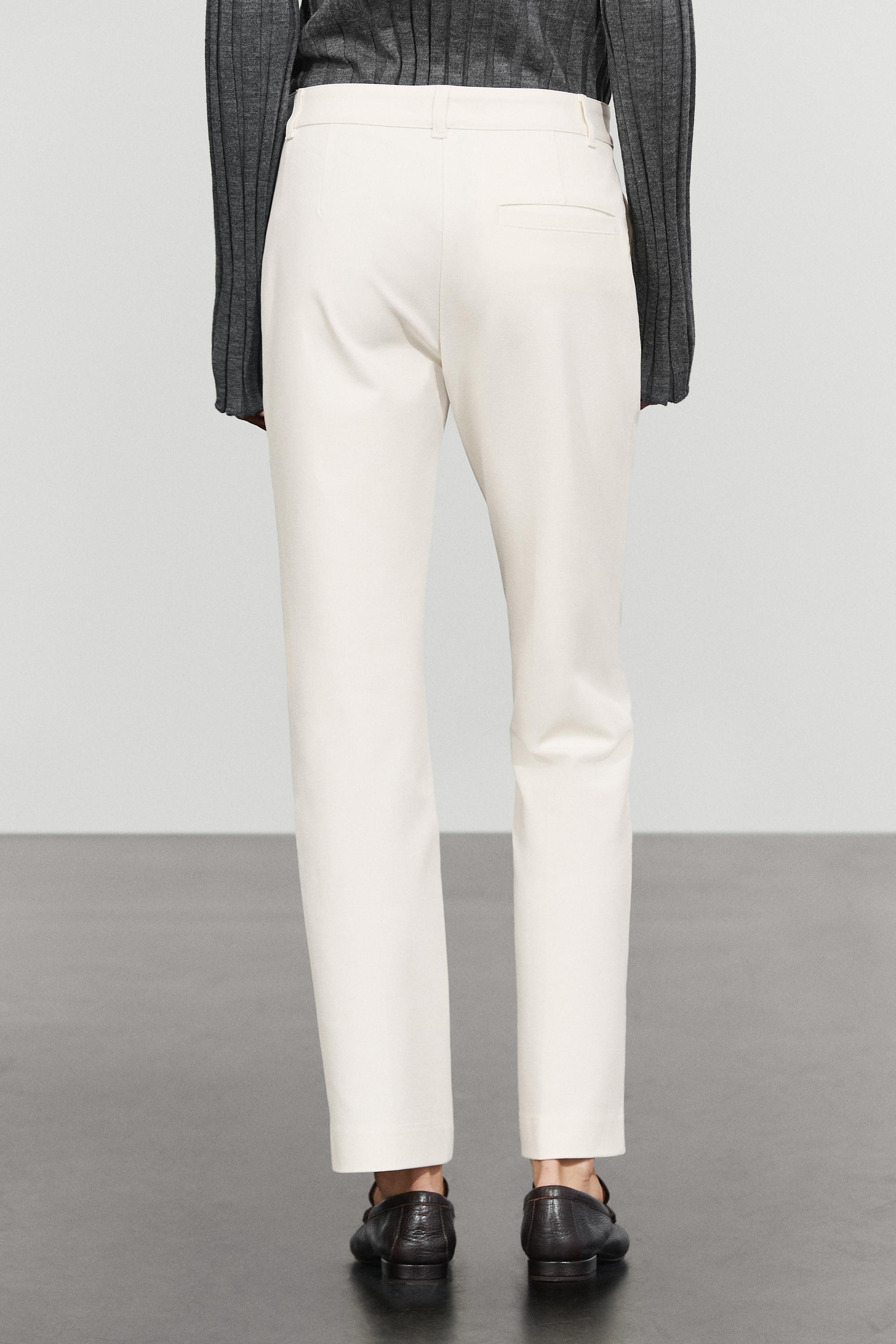 Stretch technical pants — CREAM