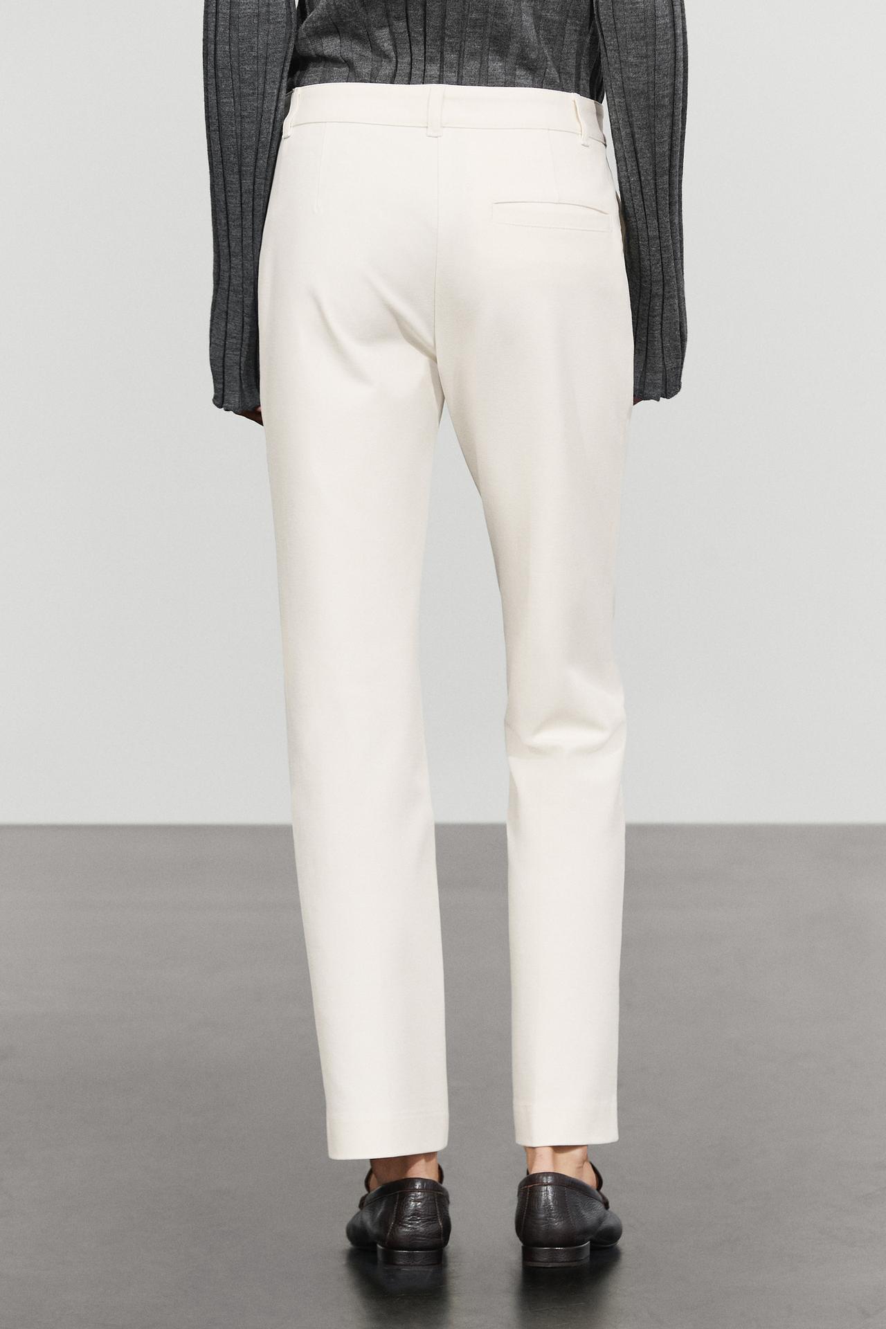 Stretch technical pants — CREAM
