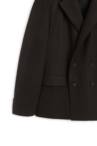 Wool blend flannel suit blazer - LIMITED EDITION — BROWN 8