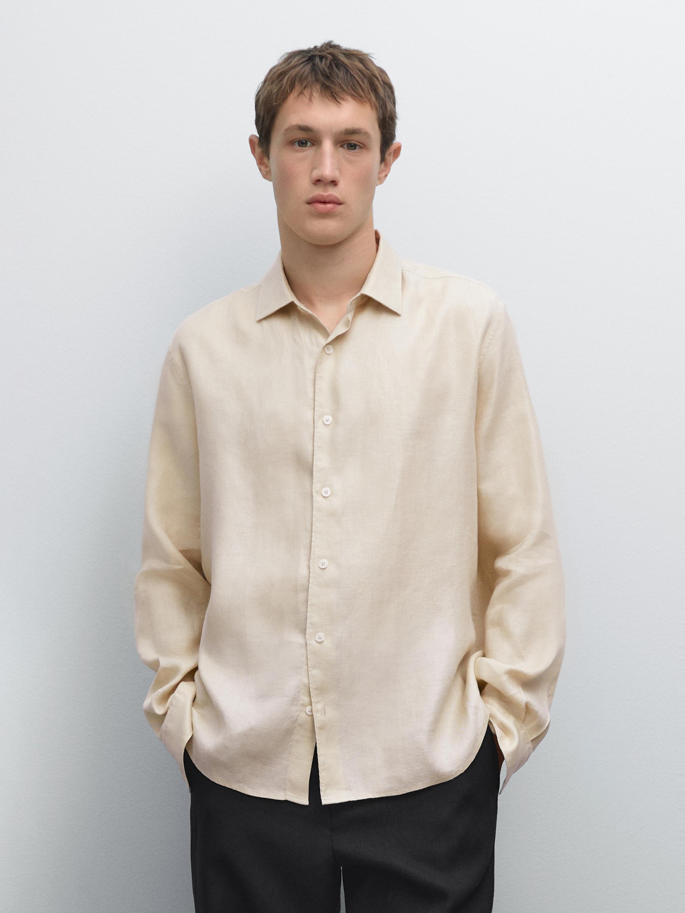 Chemise regular fit twill léger