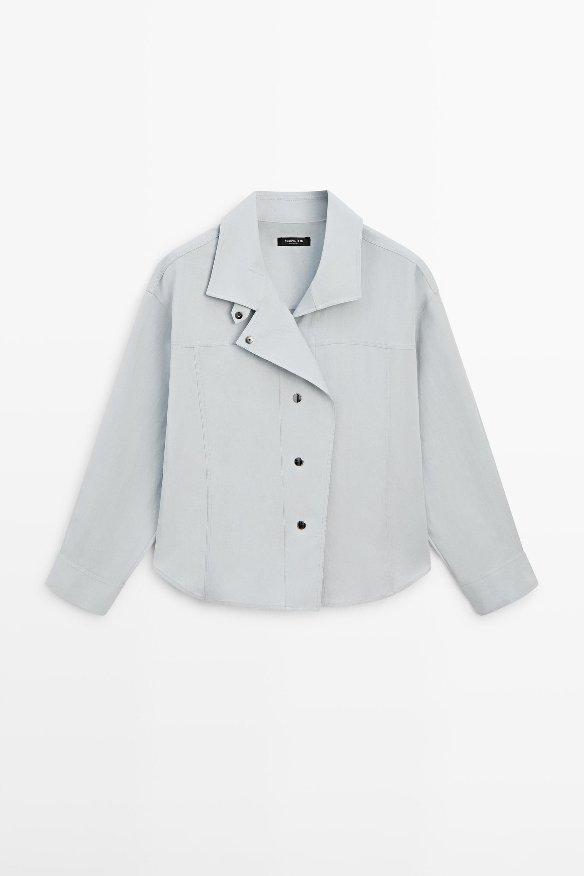 Camicia morbida con bottoni