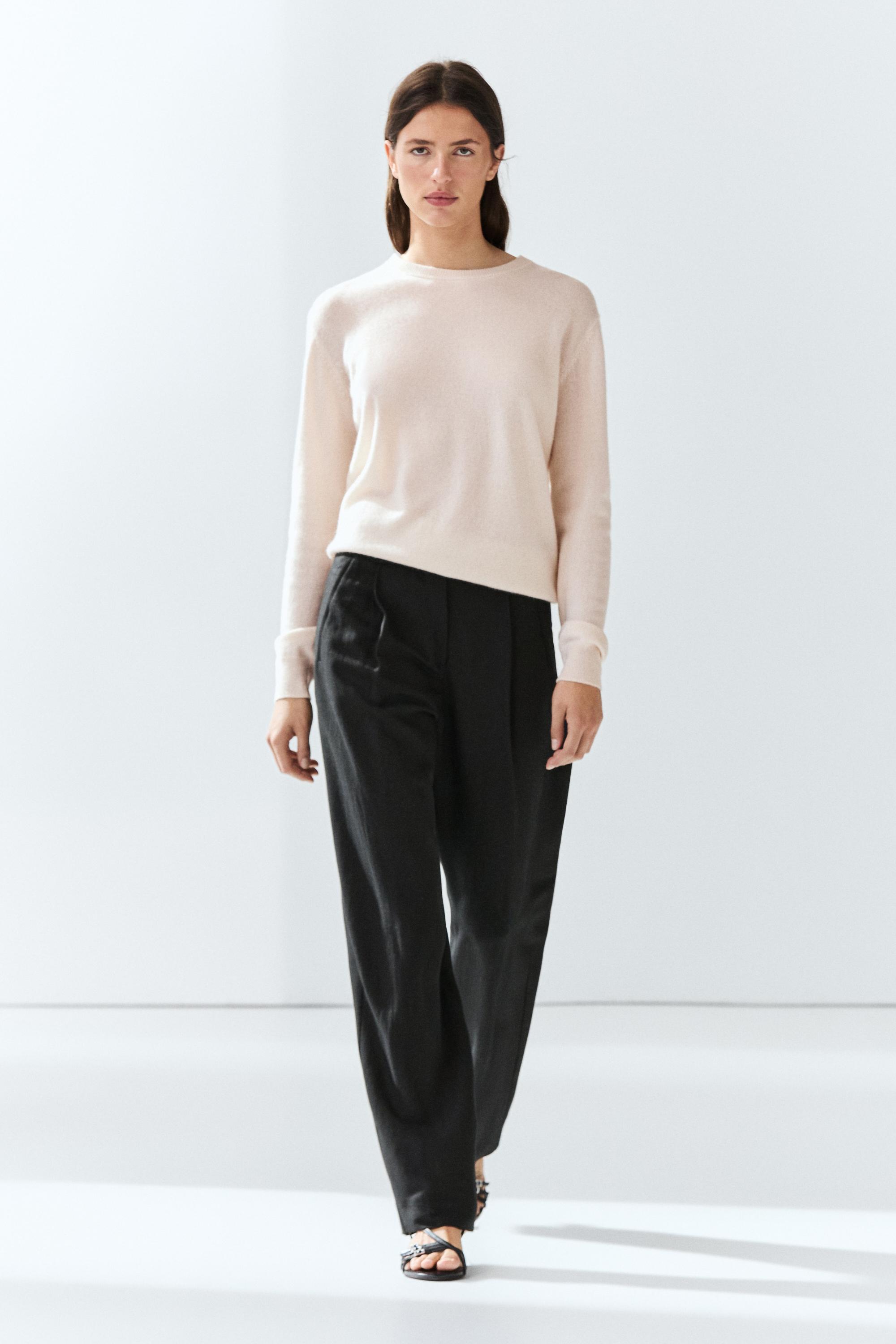 Pull manches longues 100 % cachemire