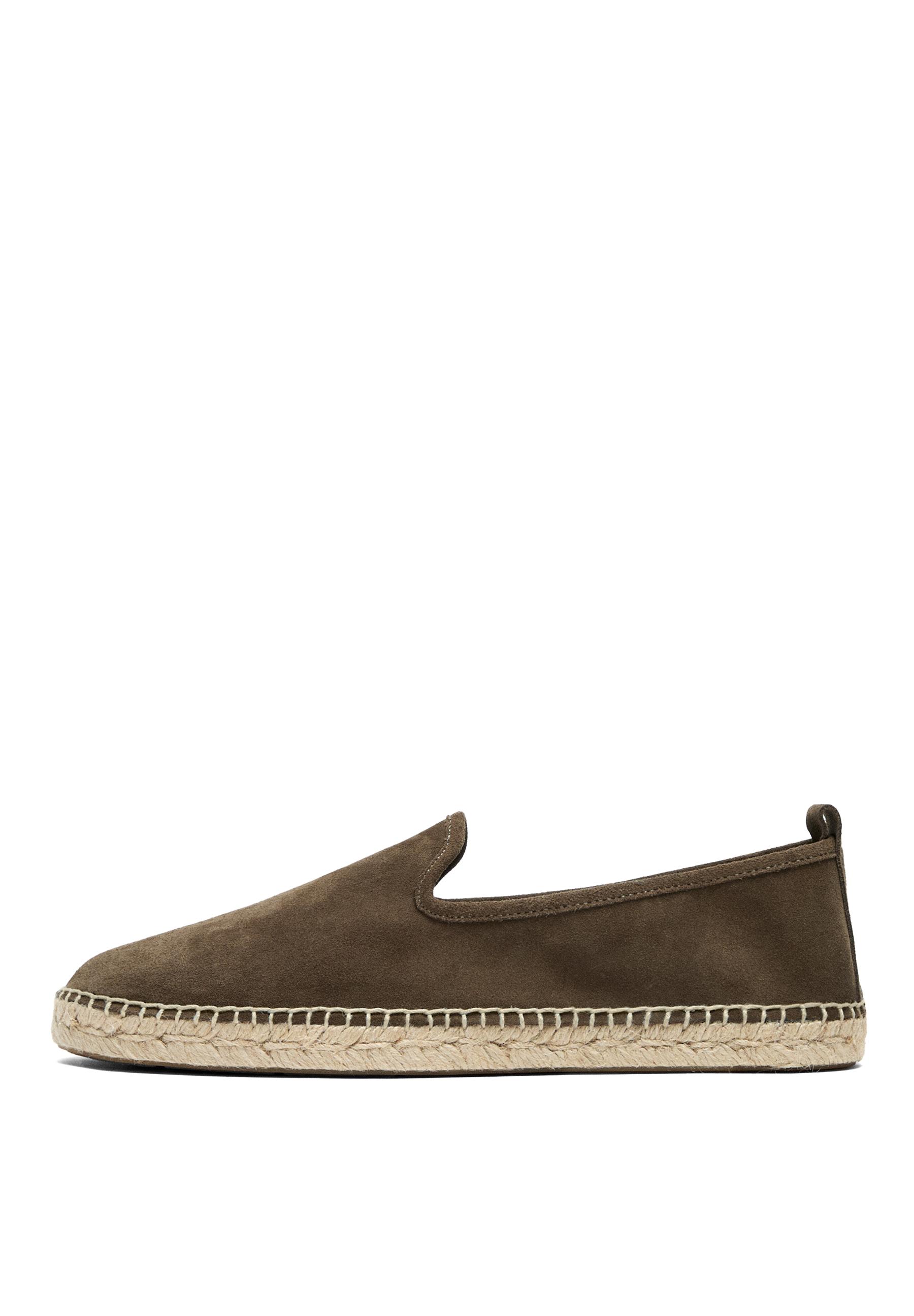 Leather espadrilles — MINK