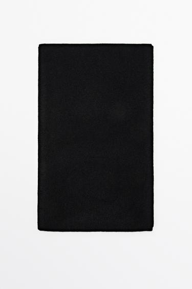 100% cashmere scarf — BLACK 1