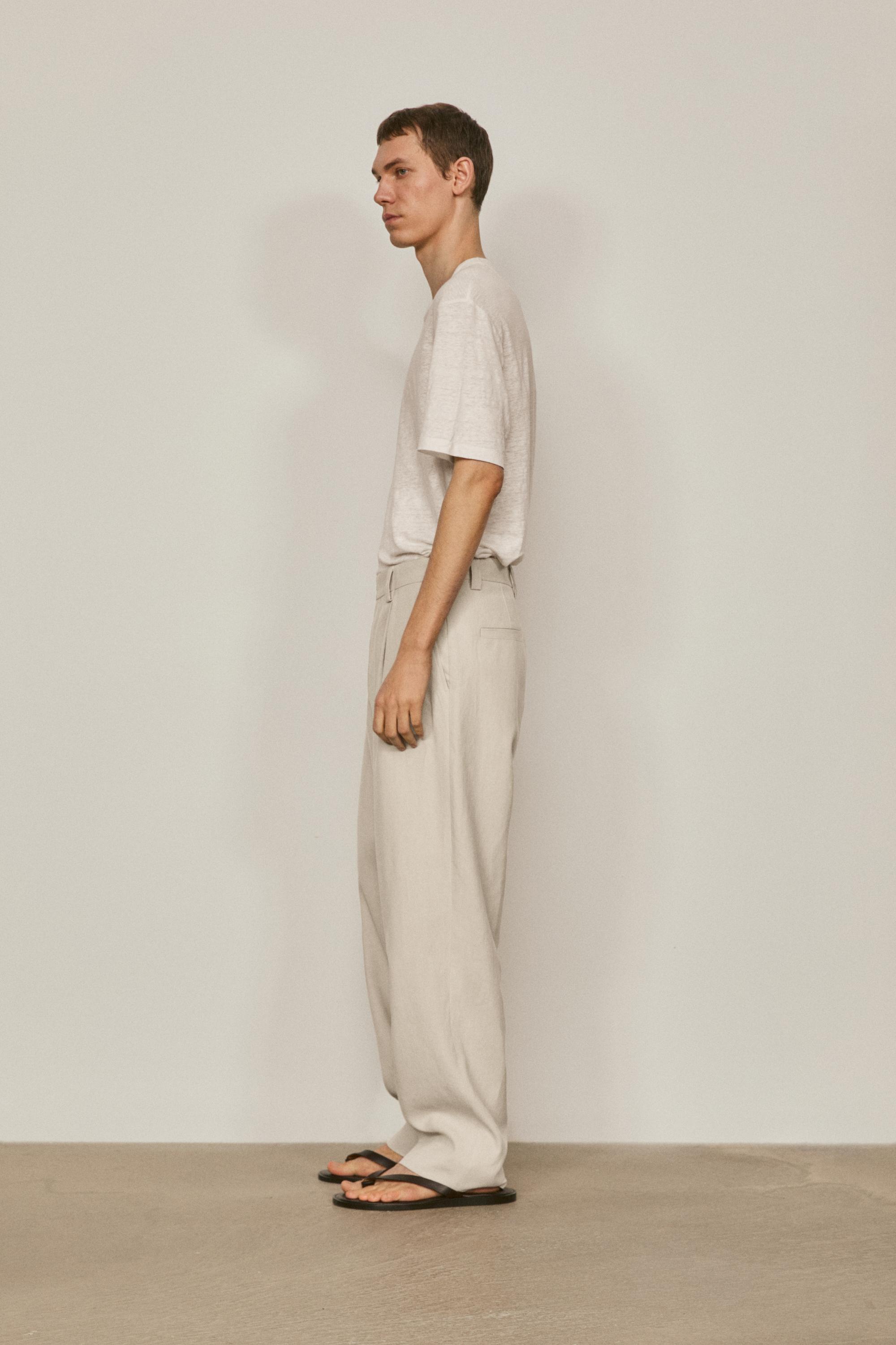 100% linen suit trousers - LIMITED EDITION