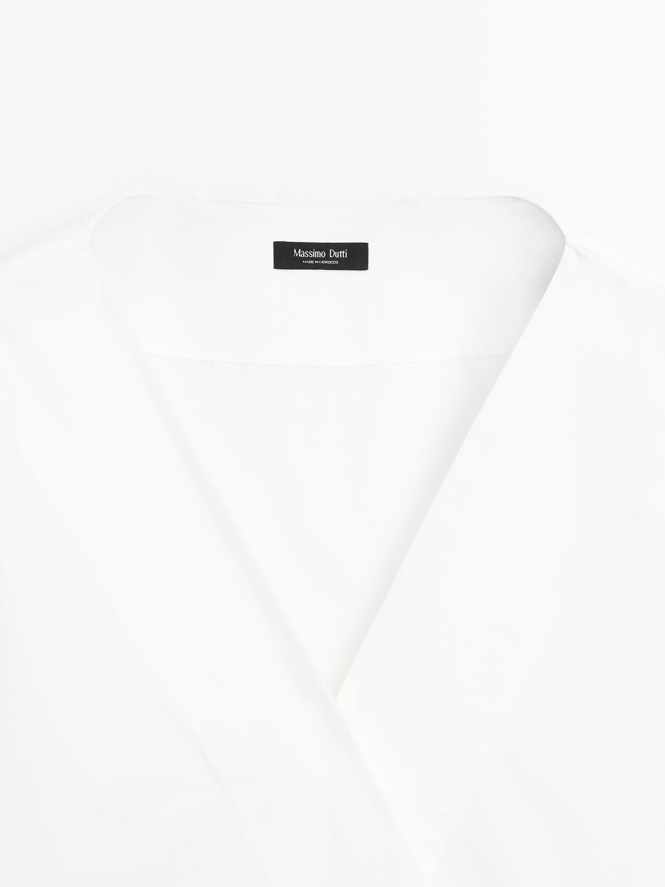 100% cotton surplice blouse