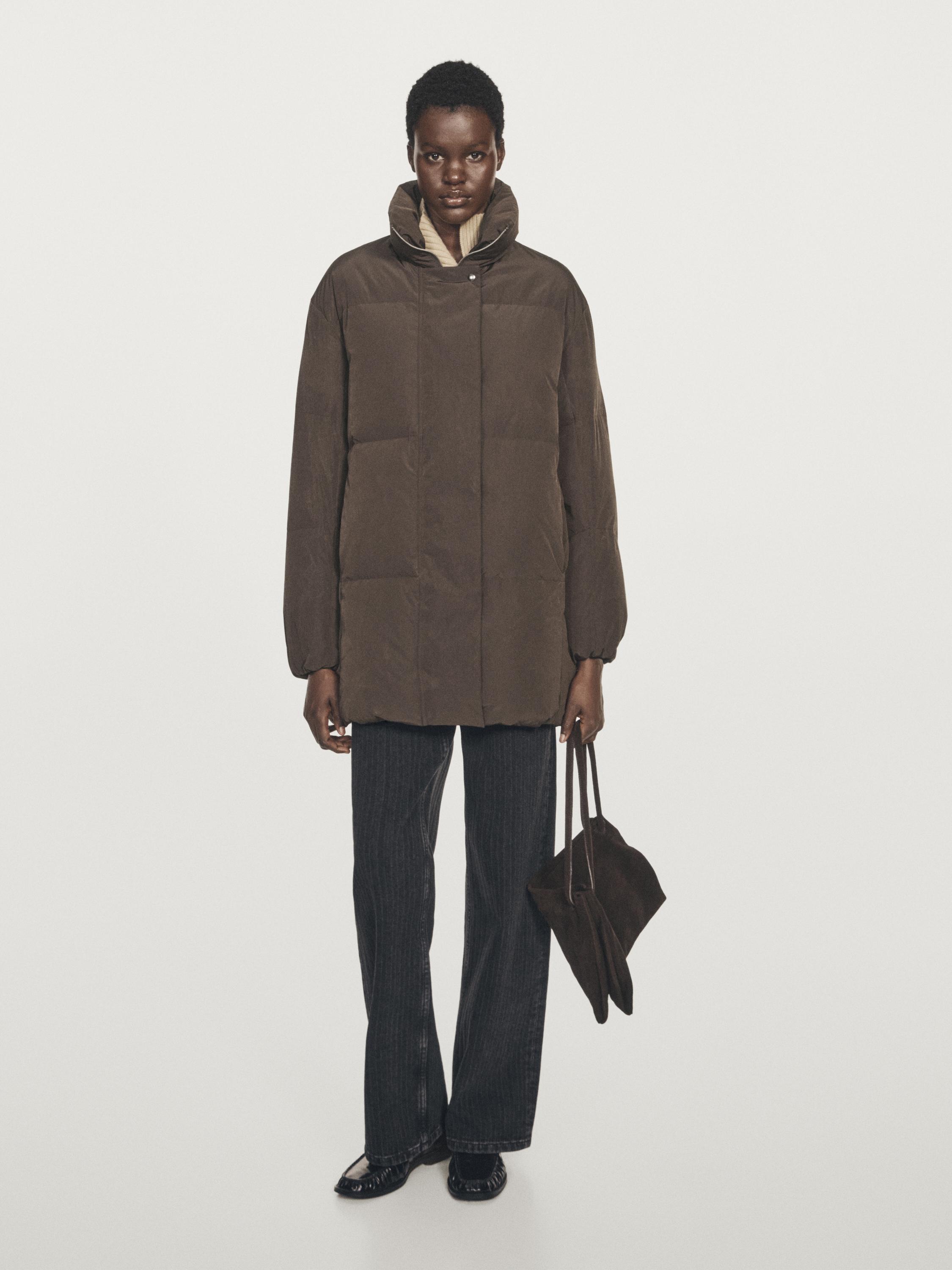 Water-repellent down jacket