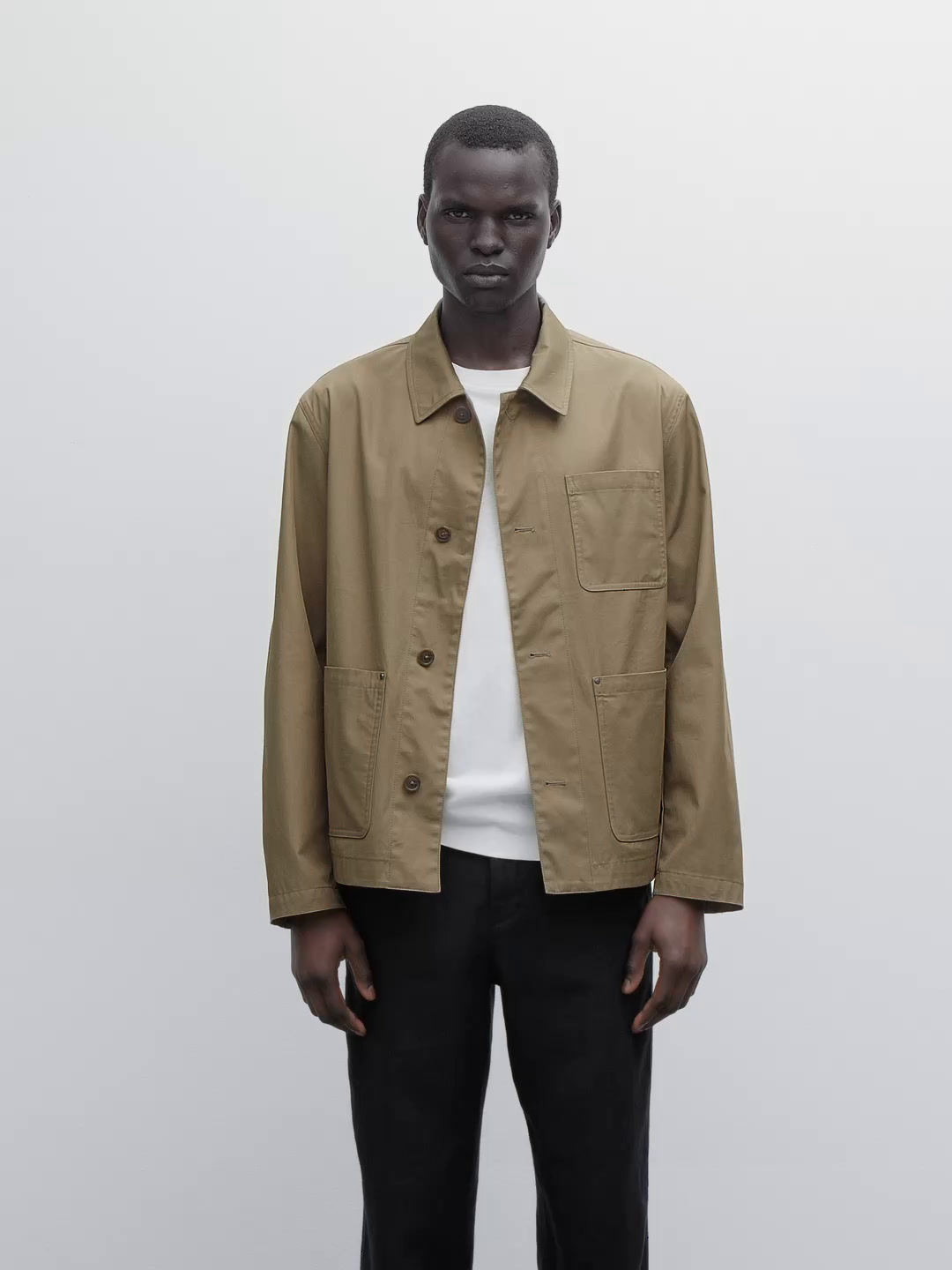 100% cotton jacket with pockets