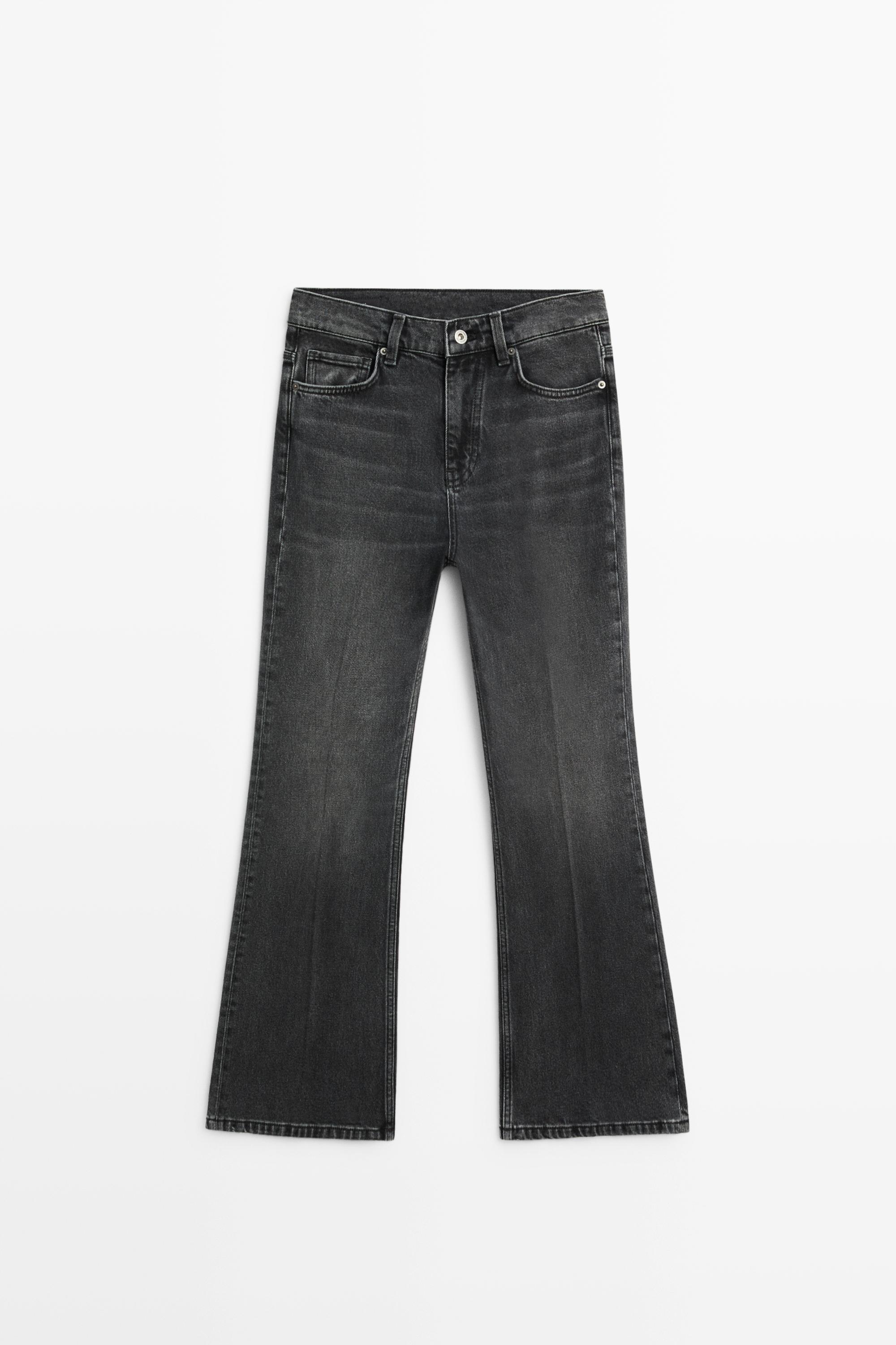 Jeans a campana a vita media