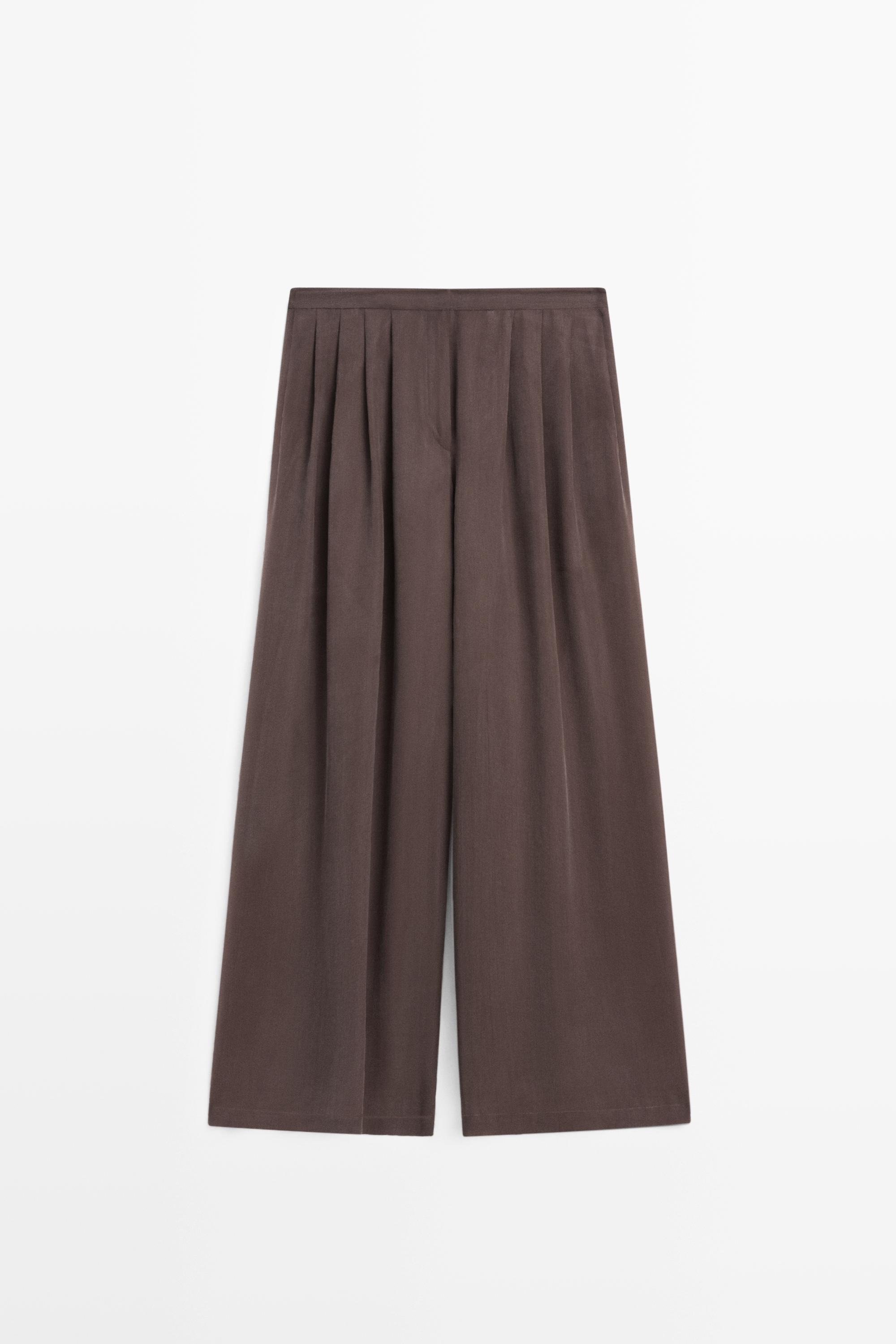 Falda pantalón fluida total look