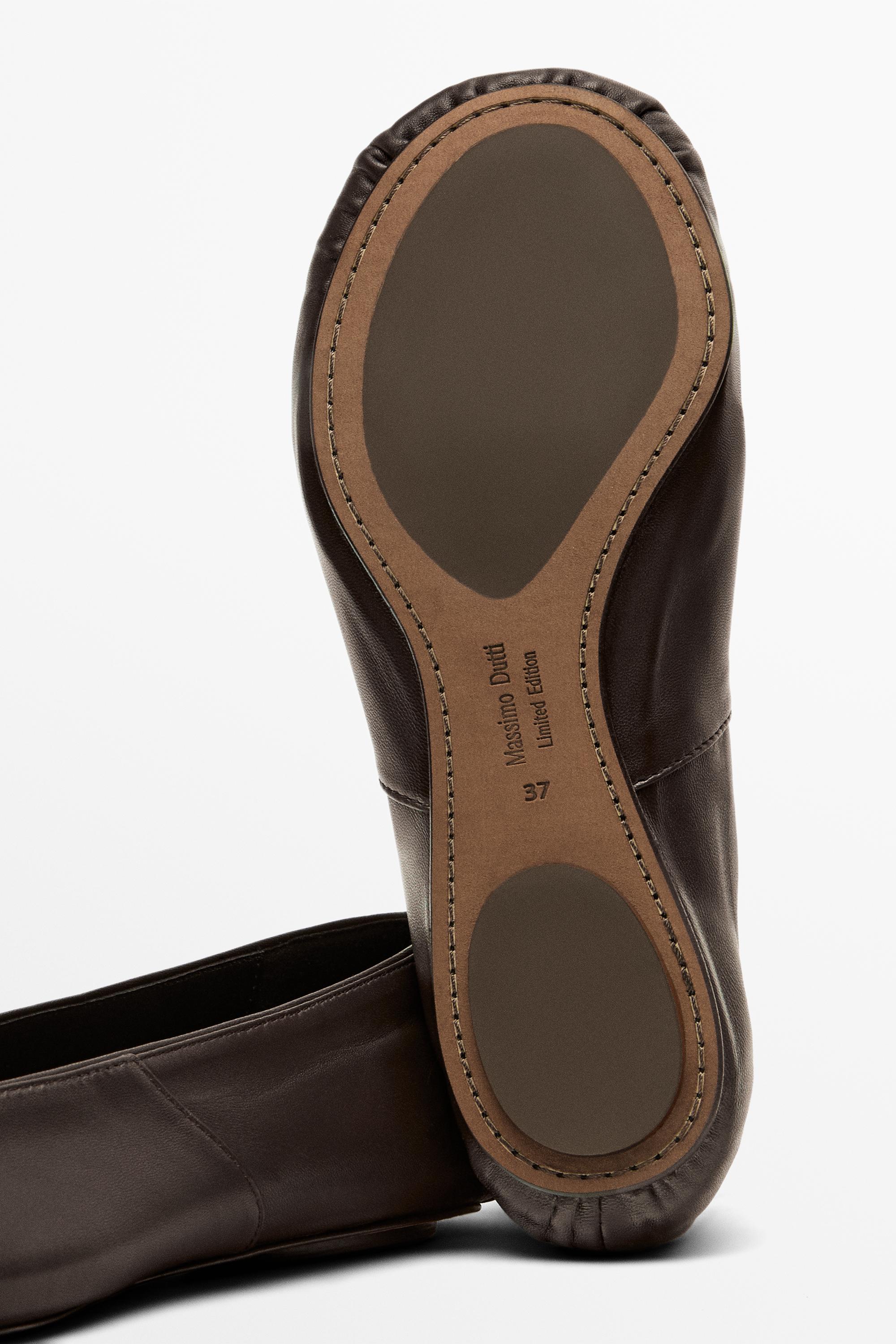 Soft leather ballet flats - Limited Edition · Brown · Balletâ Soft leather ballet flats - Limited Edition · Brown · Balletâ