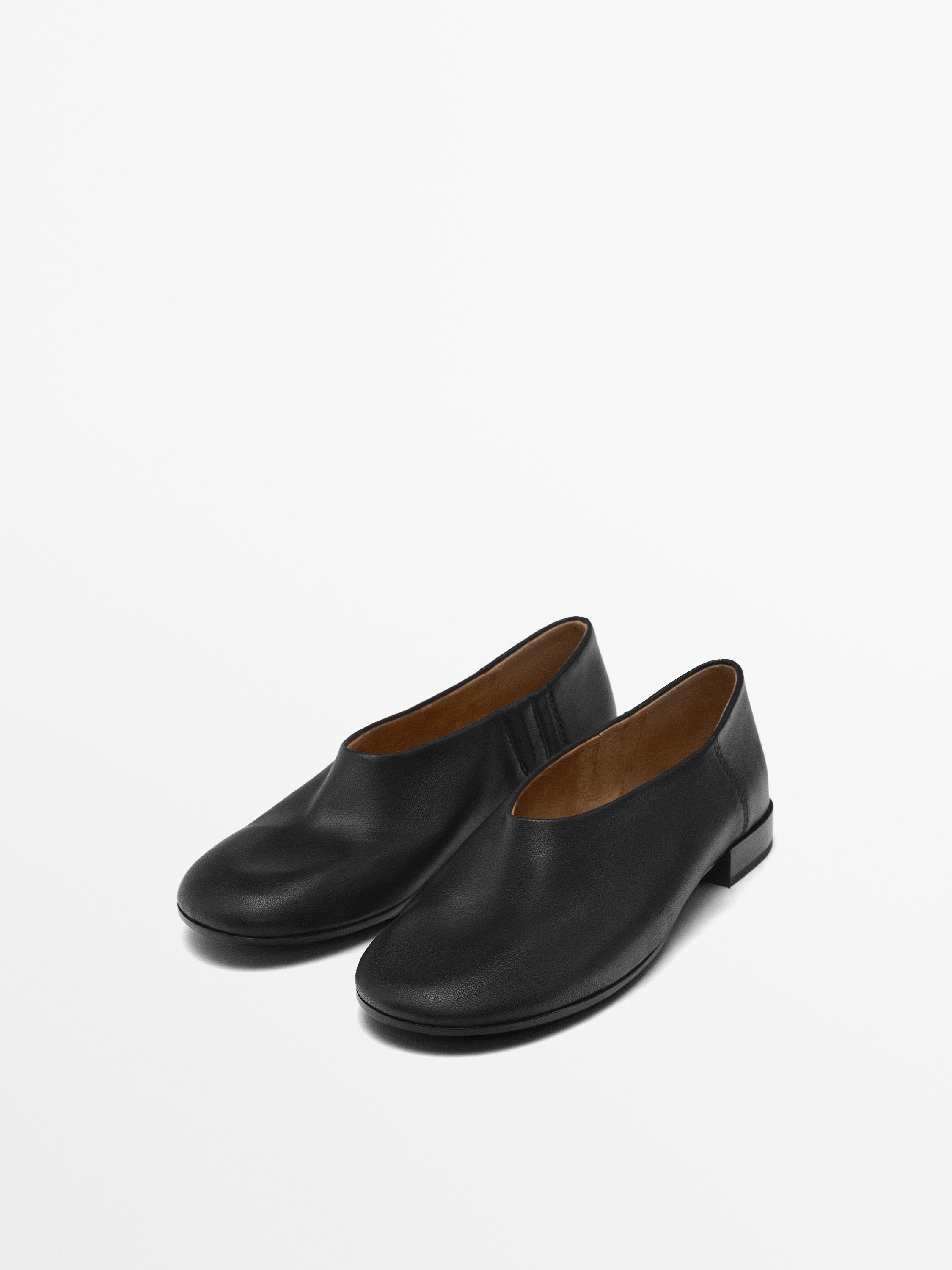 Ballerines souples bout rond