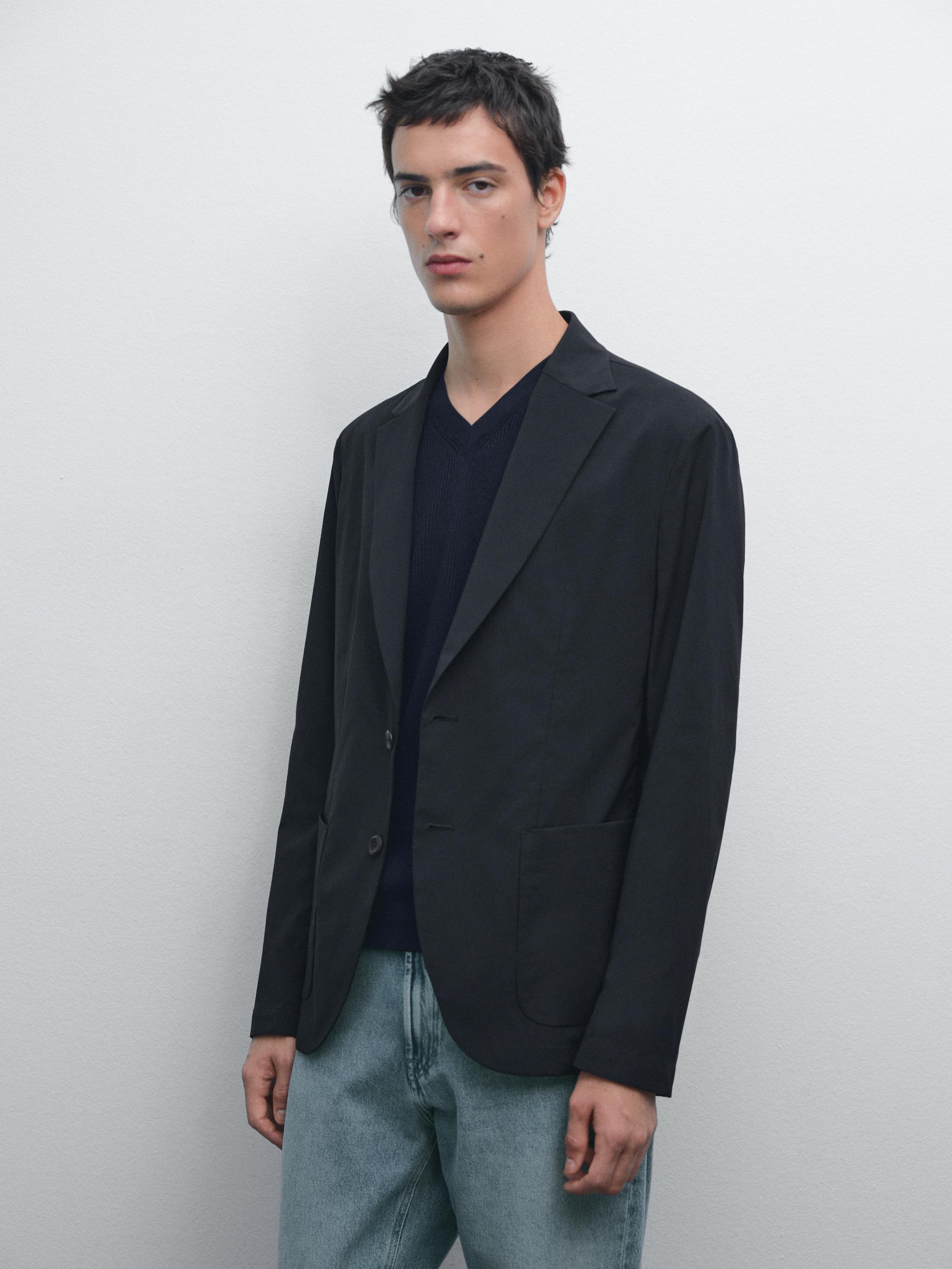 Lightweight technical blazer